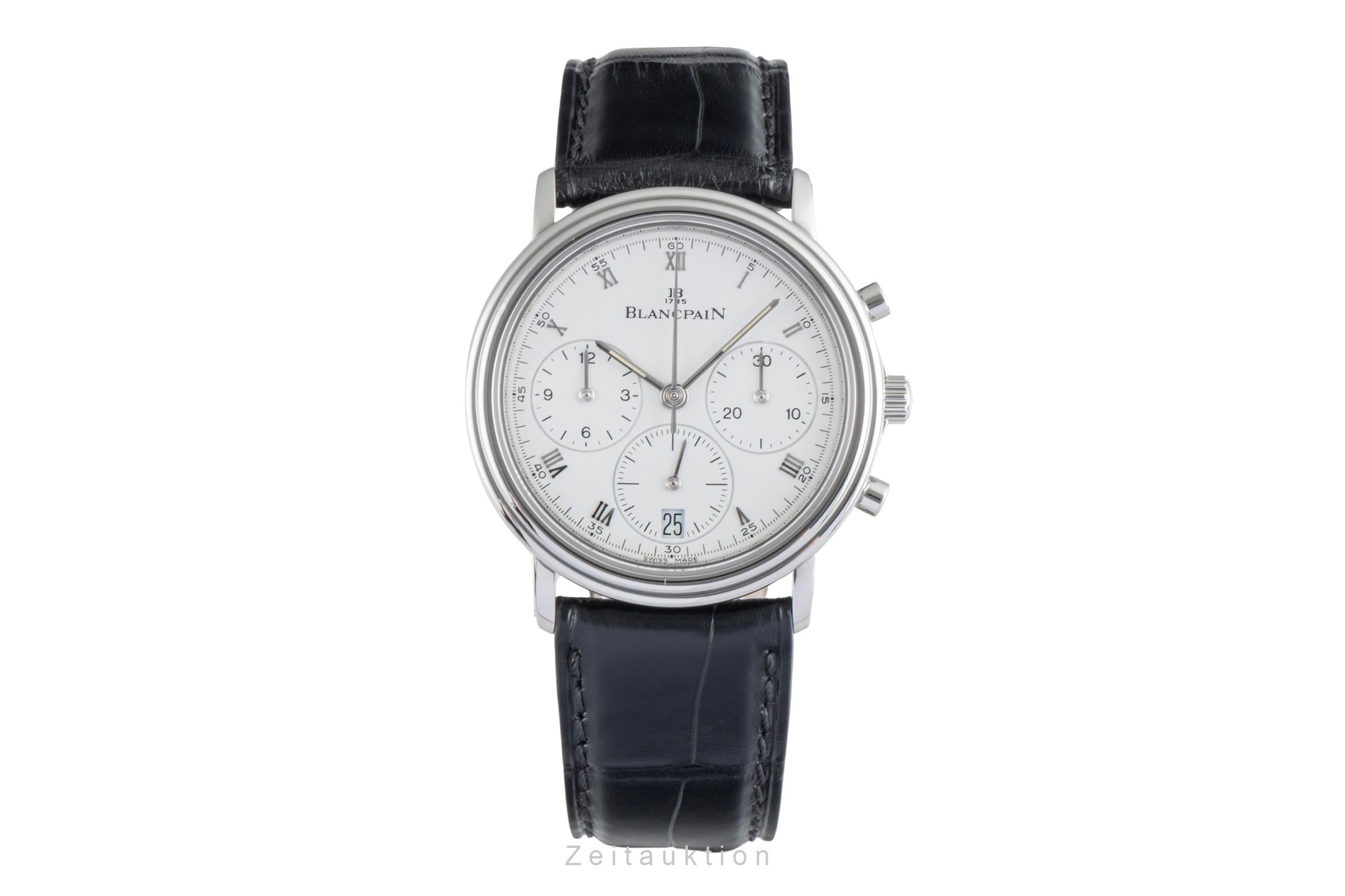 Blancpain Villeret cronógrafo acero cuerda manual reloj para caballeros 1180-1127  [2507389]