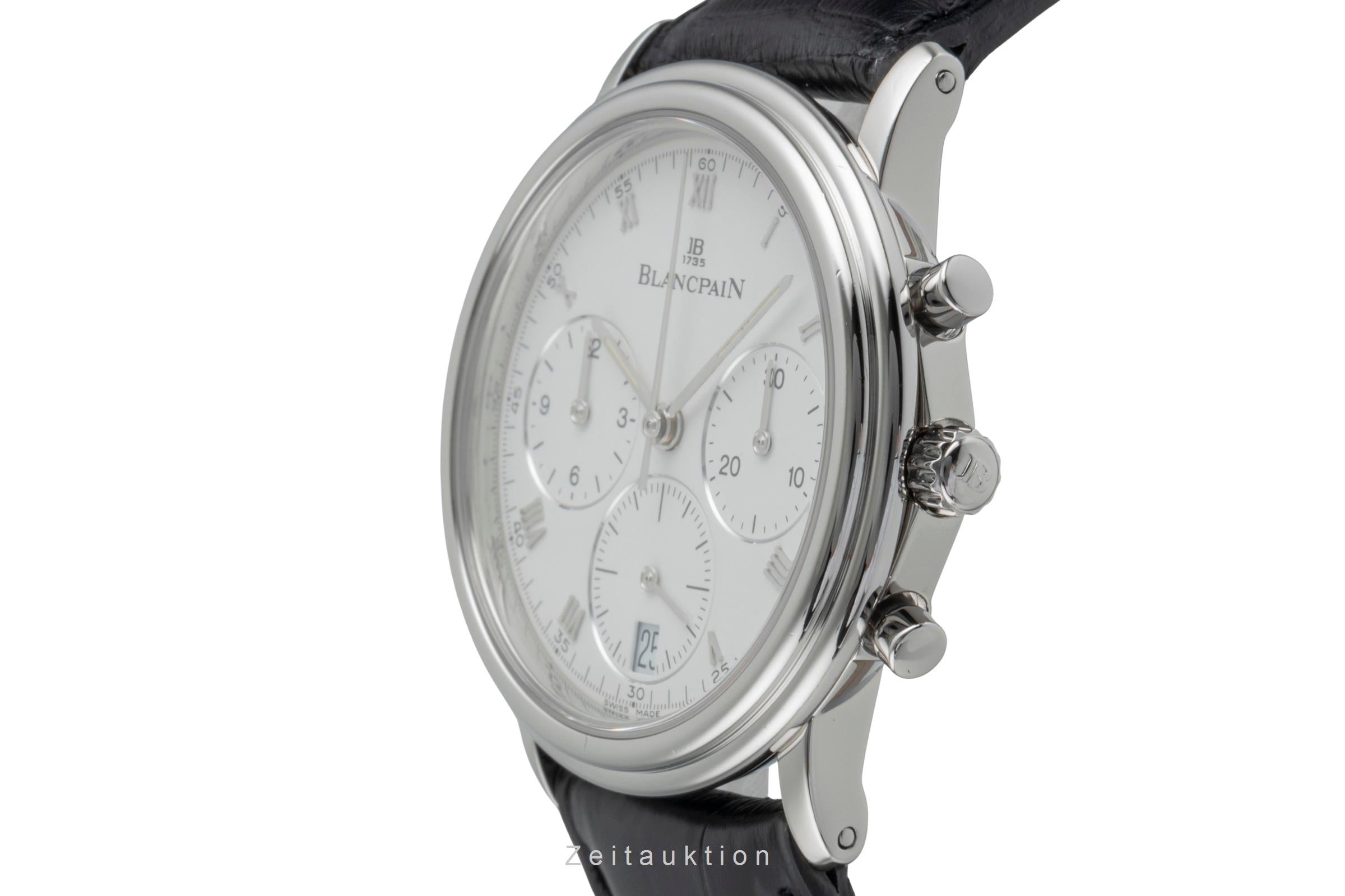 Blancpain Villeret cronógrafo acero cuerda manual reloj para caballeros 1180-1127  [2507389]
