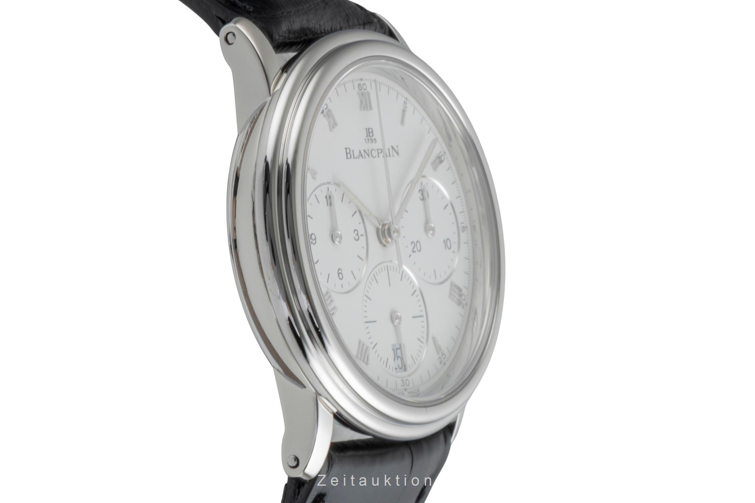 Blancpain Villeret cronógrafo acero cuerda manual reloj para caballeros 1180-1127  [2507389]