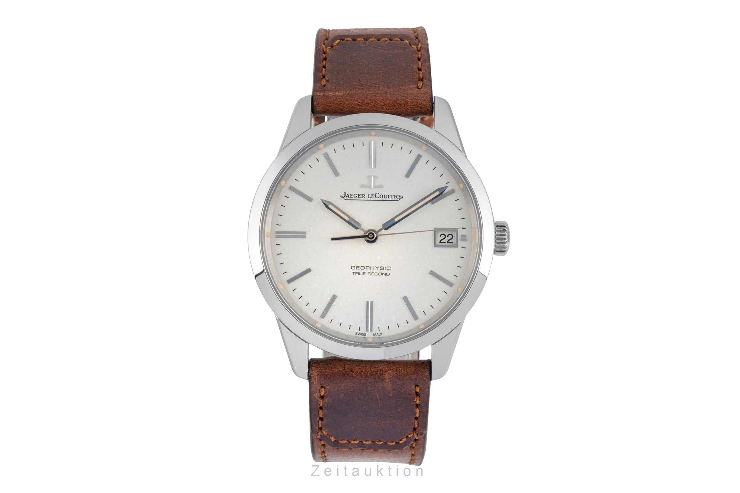 Jaeger LeCoultre Geophysic steel automatic men's watch Q8018420 501.8.T0.S  [2507390]