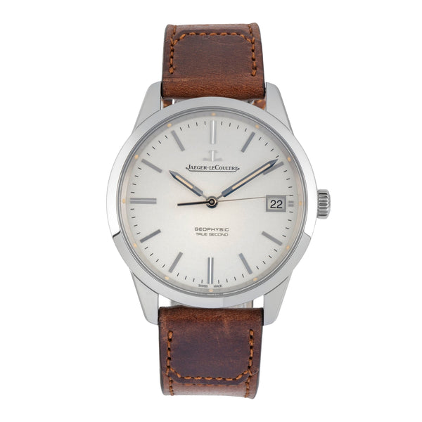 Jaeger LeCoultre Geophysic steel automatic men's watch Q8018420 501.8.T0.S  [2507390]