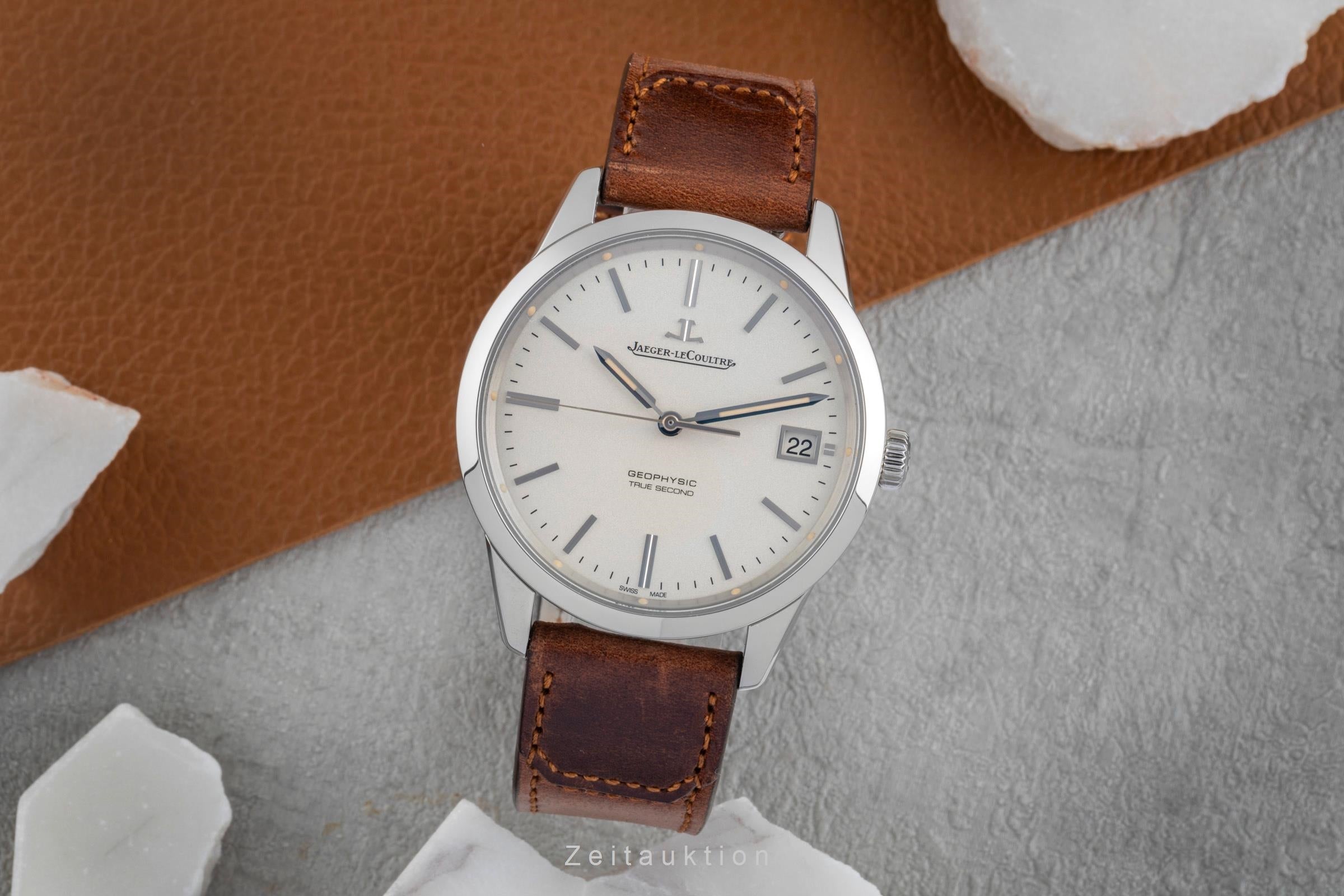 Jaeger LeCoultre Geophysic steel automatic men's watch Q8018420 501.8.T0.S  [2507390]