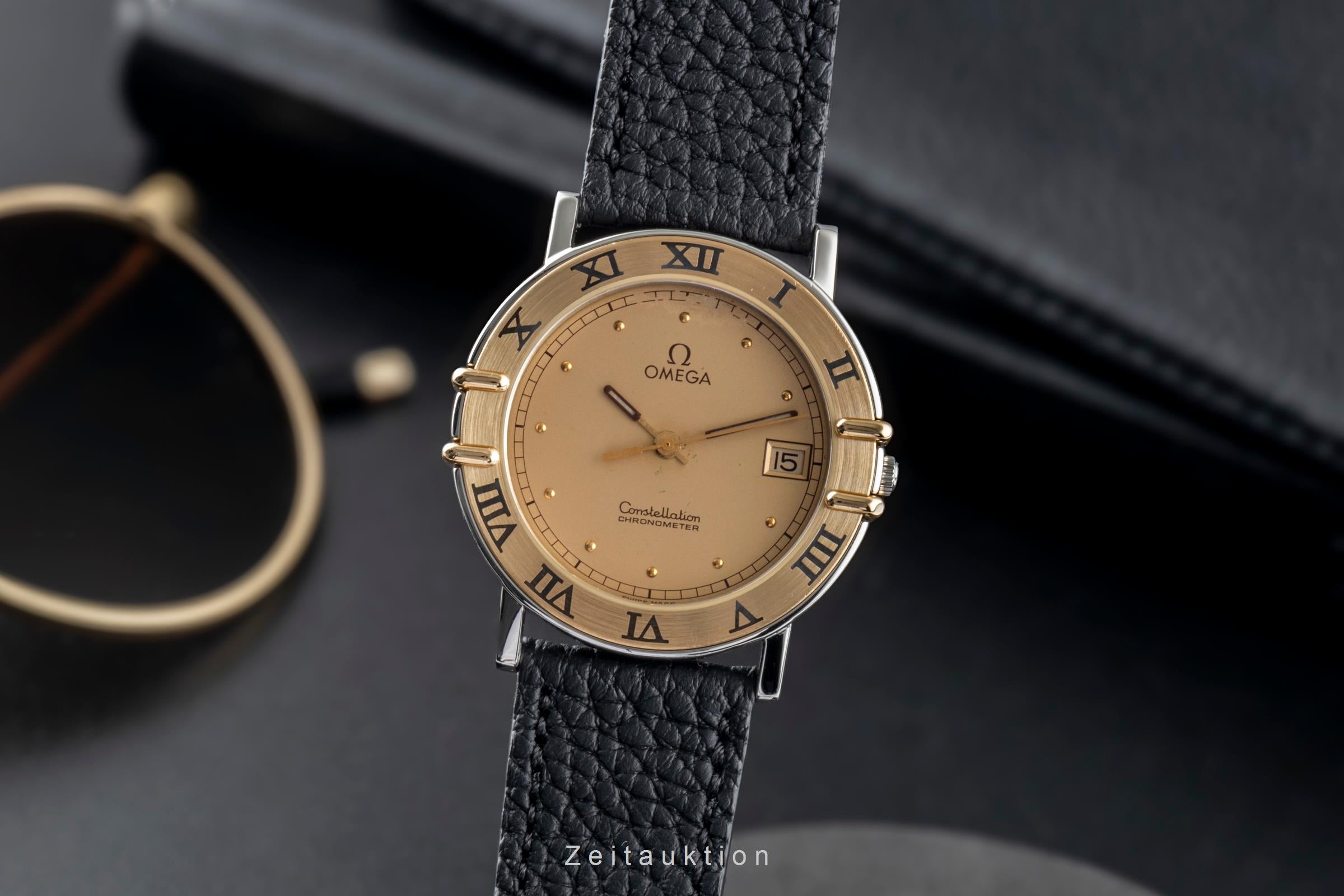 Omega Constellation steel / gold quartz men's watch 196.1080  196.1072  [2507399]