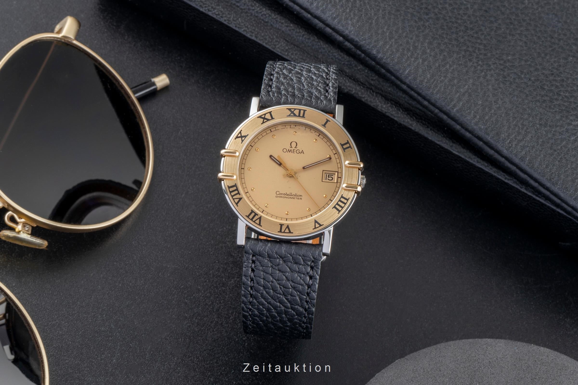 Omega Constellation acero / oro cuarzo reloj para caballeros 196.1080  196.1072  [2507399]