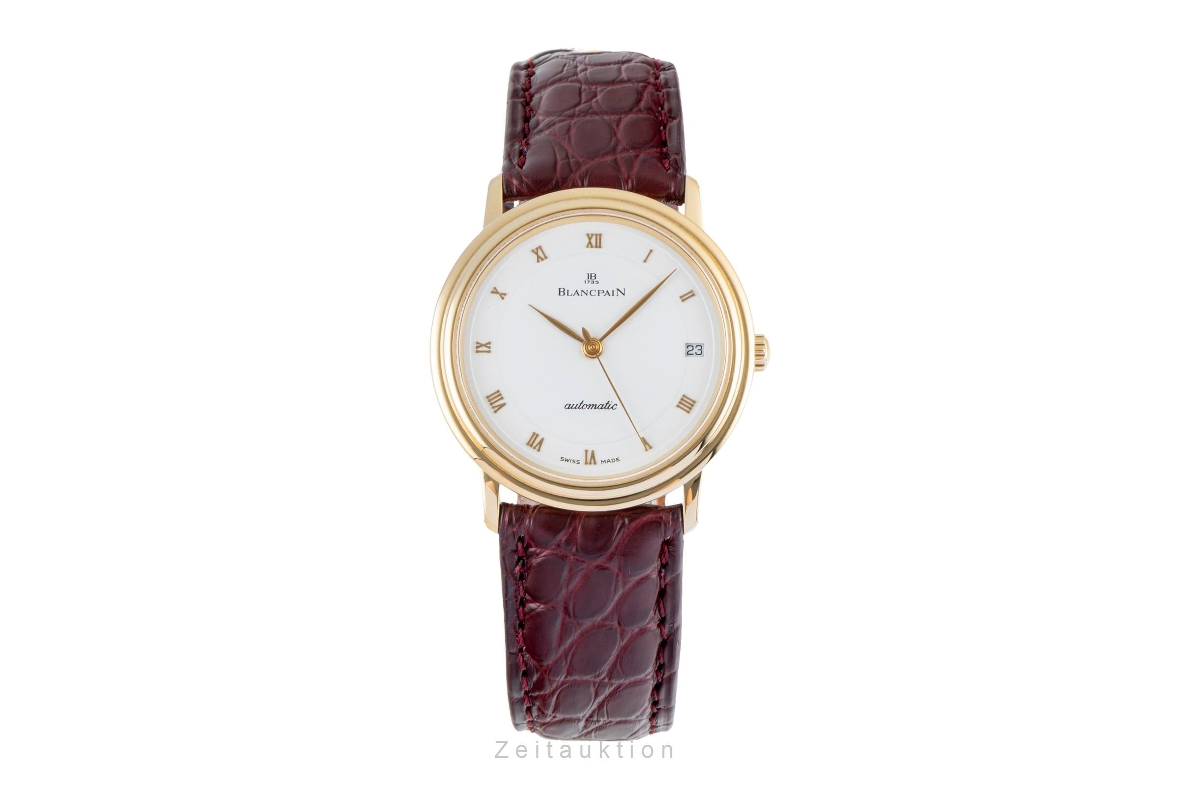 Blancpain Villeret 18 ct gold automatic Kal. 1195 Ref. 1195-1418