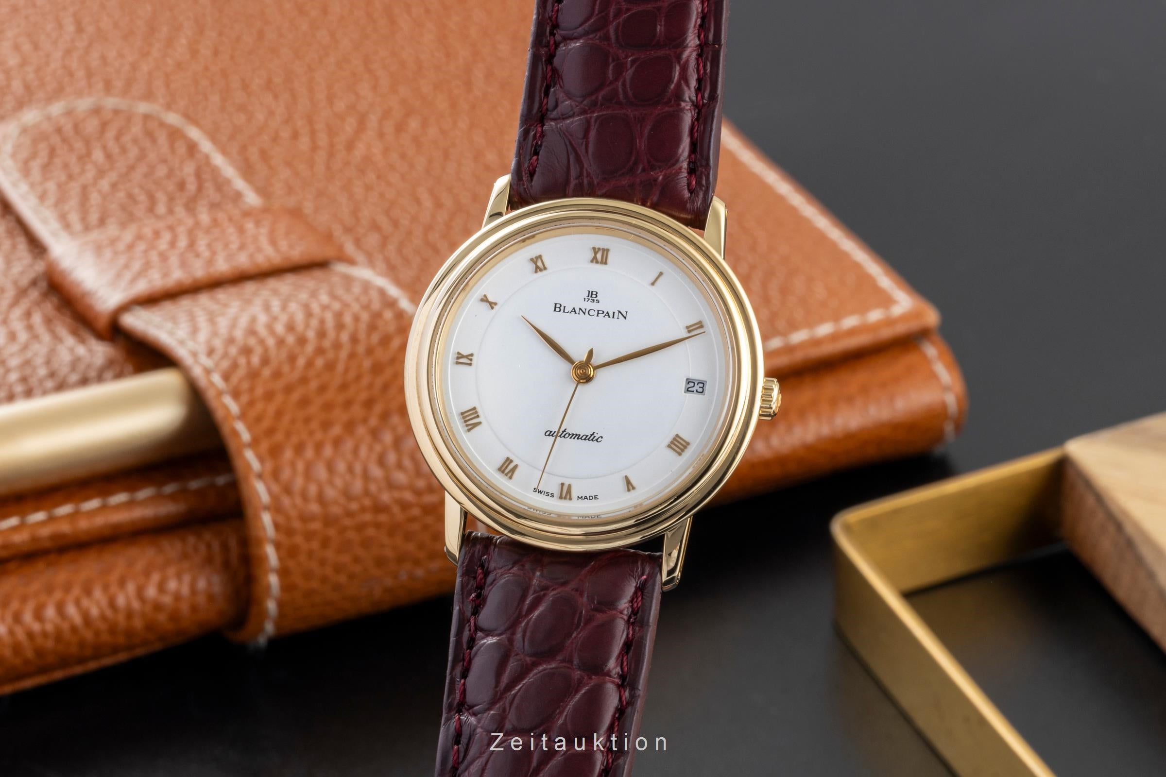 Blancpain Villeret 18 ct gold automatic Kal. 1195 Ref. 1195-1418