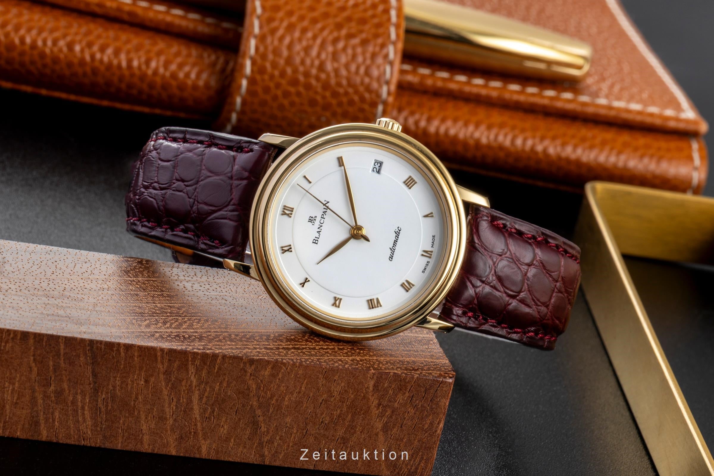 Blancpain Villeret 18 ct gold automatic men's watch 1195-1418  [2507400]