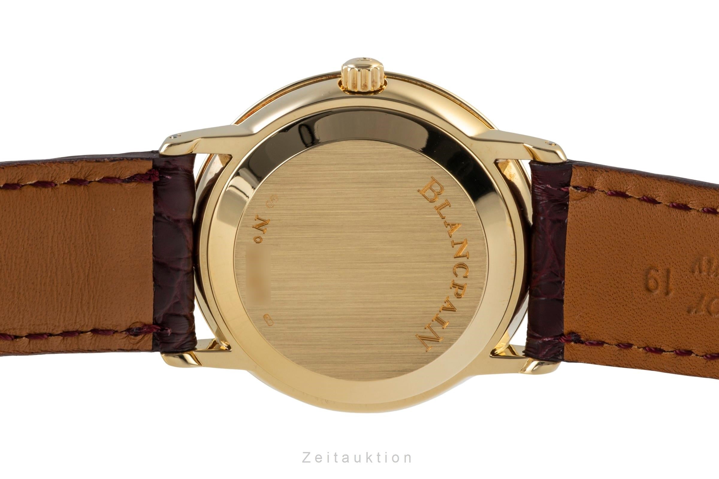 Blancpain Villeret 18 ct gold automatic Kal. 1195 Ref. 1195-1418