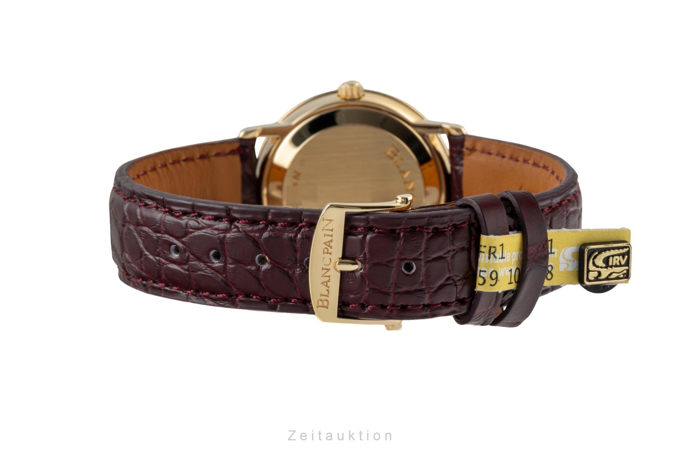 Blancpain Villeret 18 ct gold automatic Kal. 1195 Ref. 1195-1418