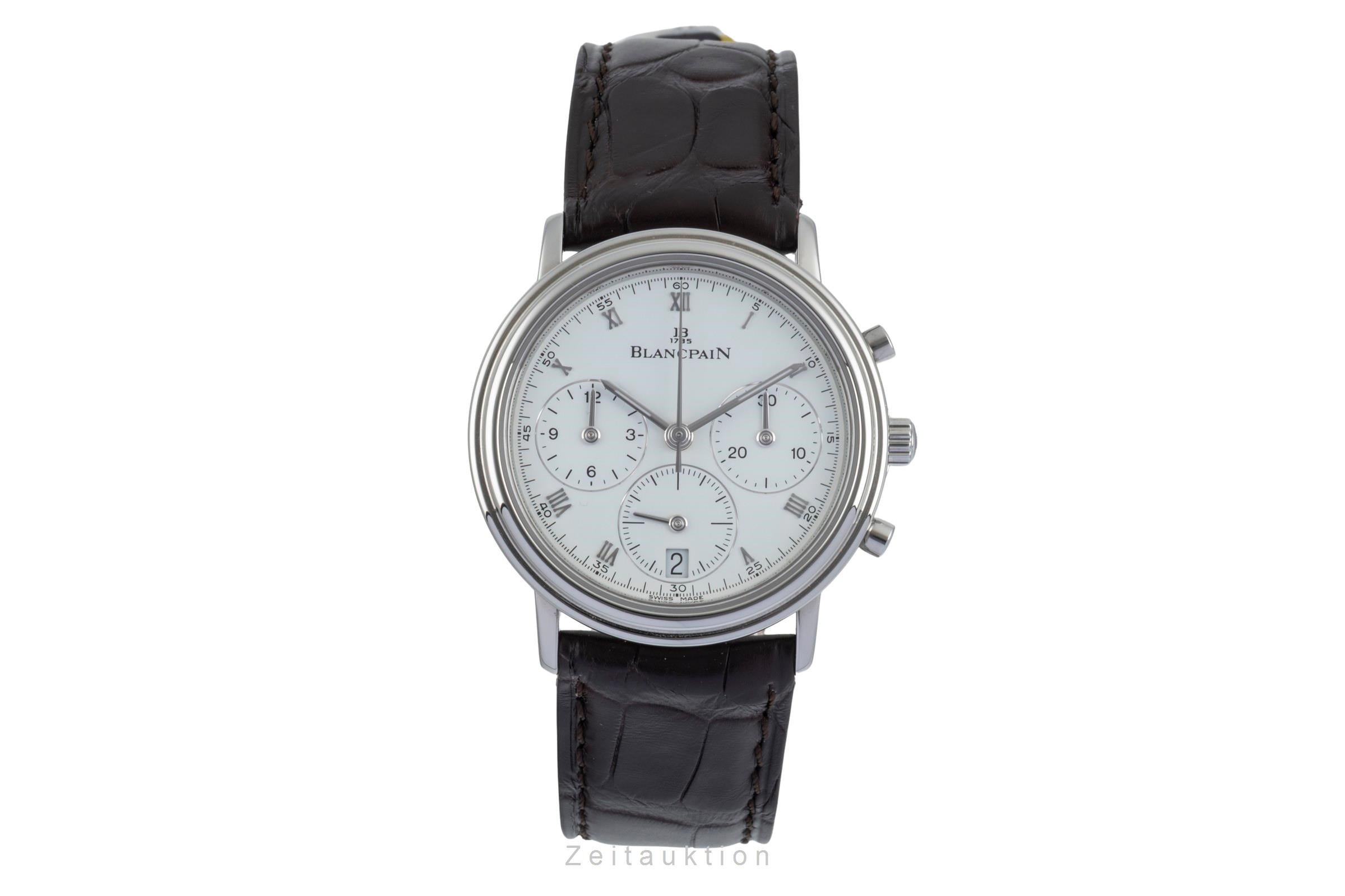 Blancpain Villeret cronografo acciaio automatismo orologio da uomo 1185-1127  [2507401]