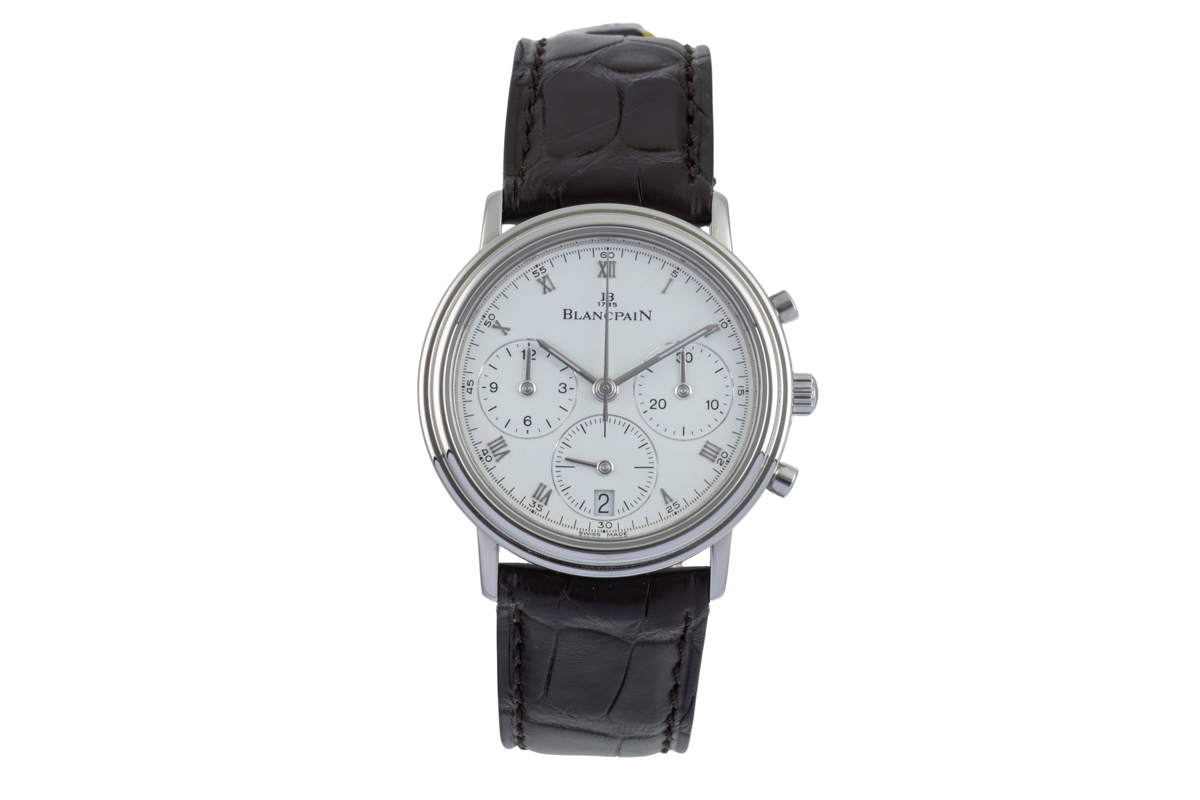 Blancpain Villeret Chronograph Stahl Automatik Herrenuhr Ref. 1185-1127  [2507401]