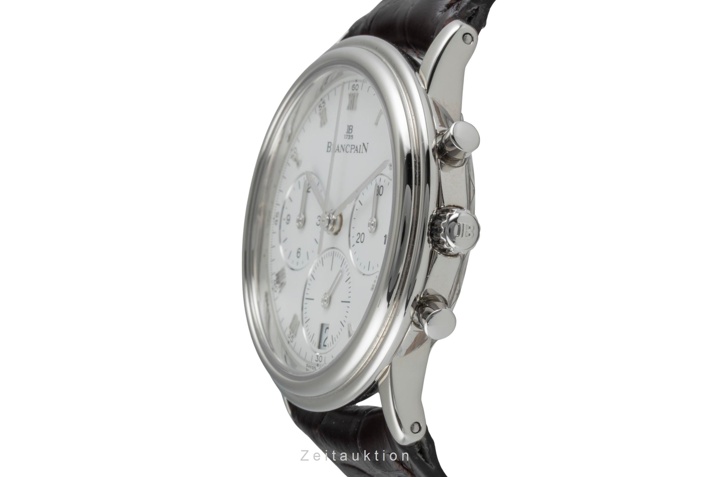 Blancpain Villeret cronografo acciaio automatismo orologio da uomo 1185-1127  [2507401]