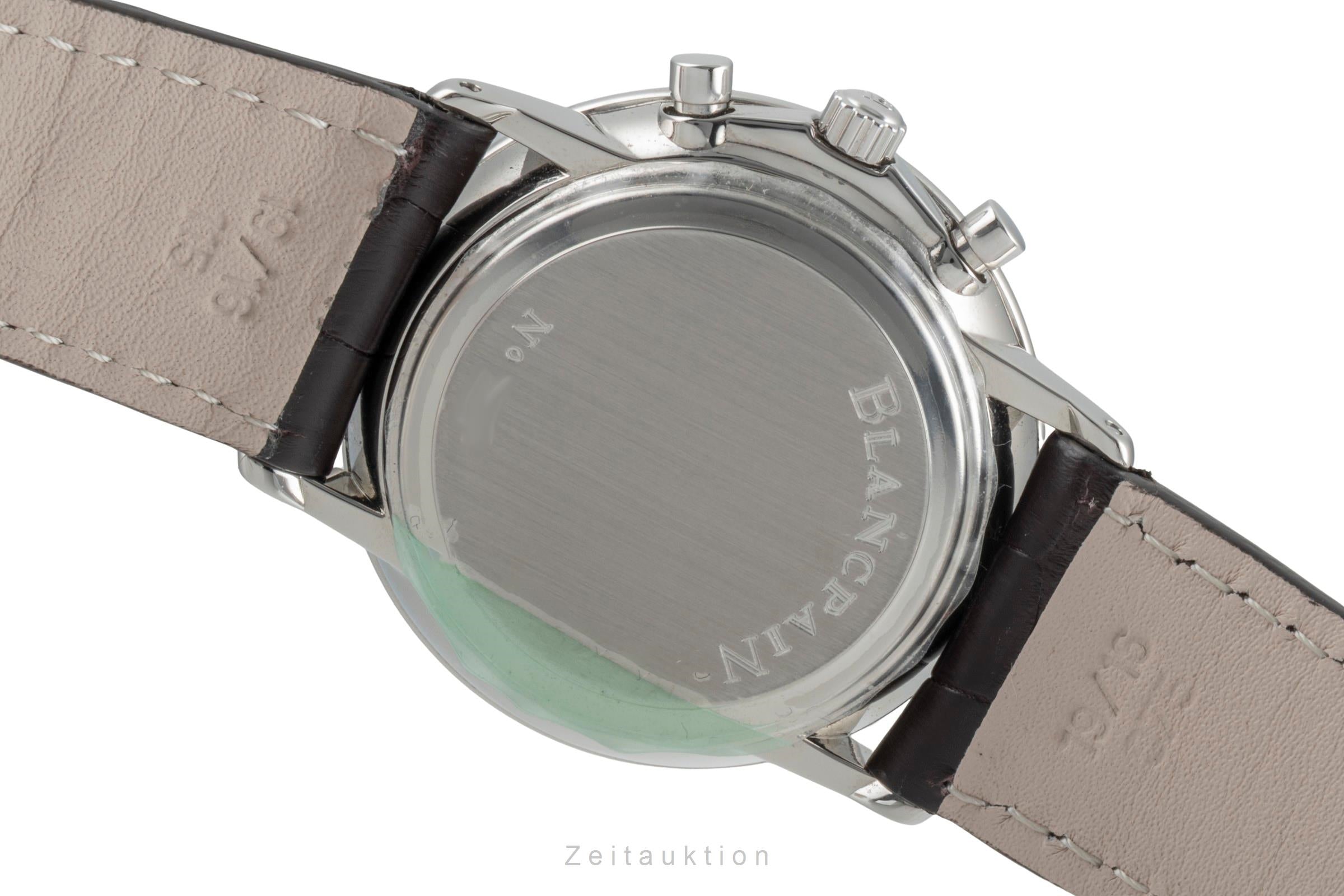 Blancpain Villeret cronografo acciaio automatismo orologio da uomo 1185-1127  [2507401]