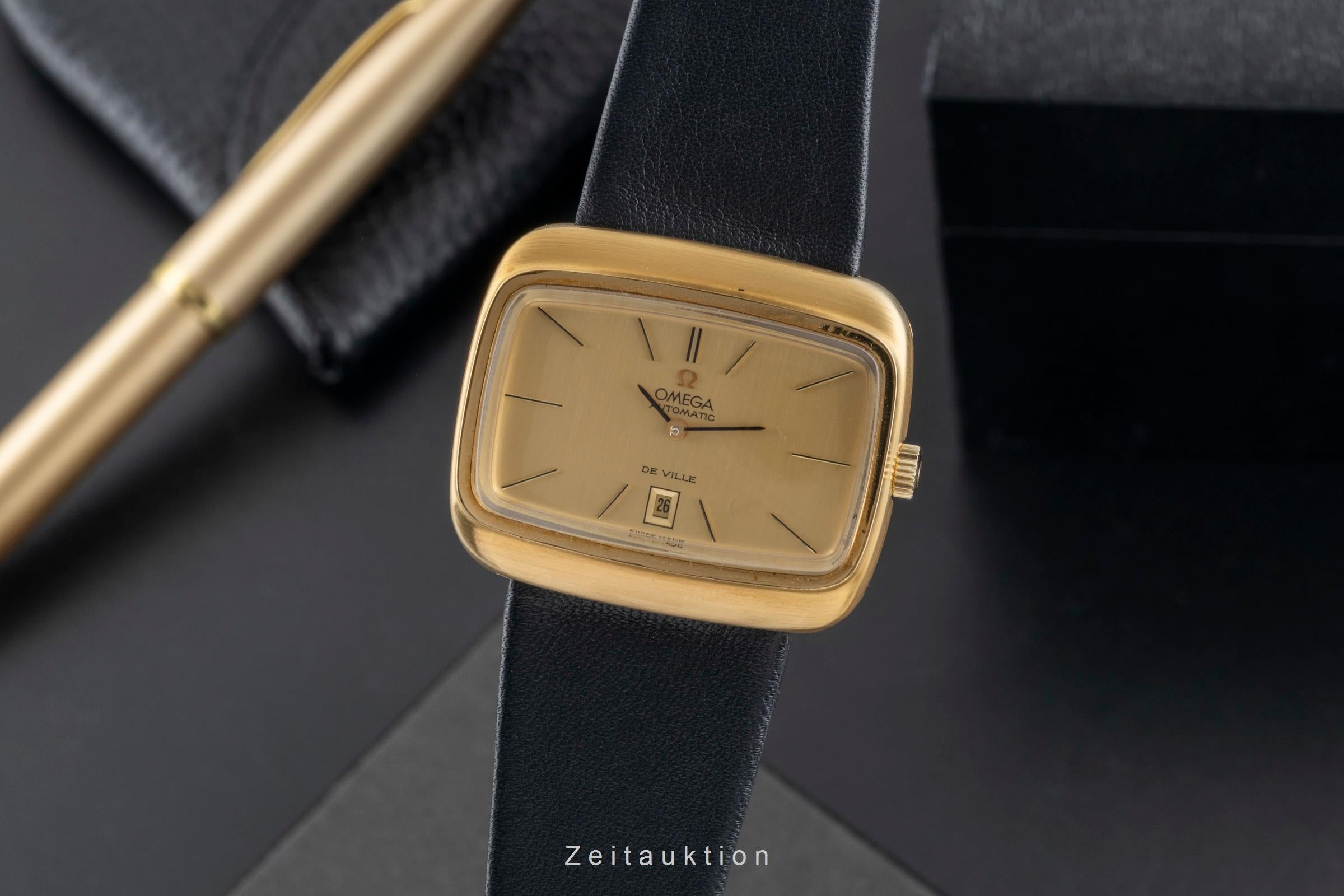 Omega De Ville ottone dorato automatismo orologio da uomo 156.0002 Vintage  [2507402]