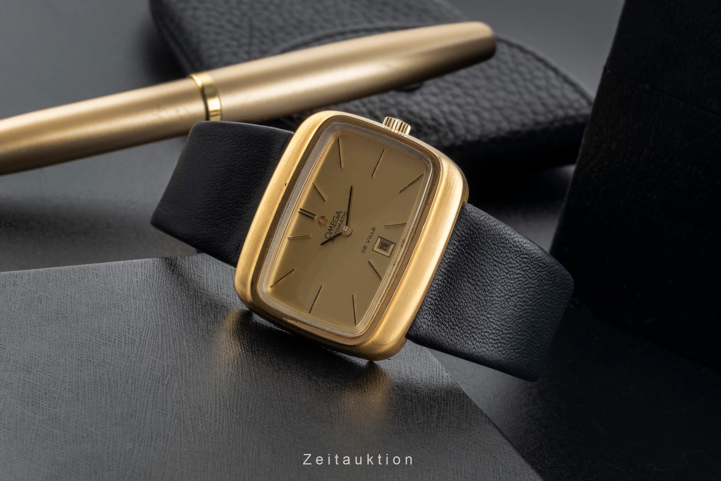 Omega De Ville Automatik vergoldet Herrenuhr Ref.156.0002 Vintage Klassiker [2507402]