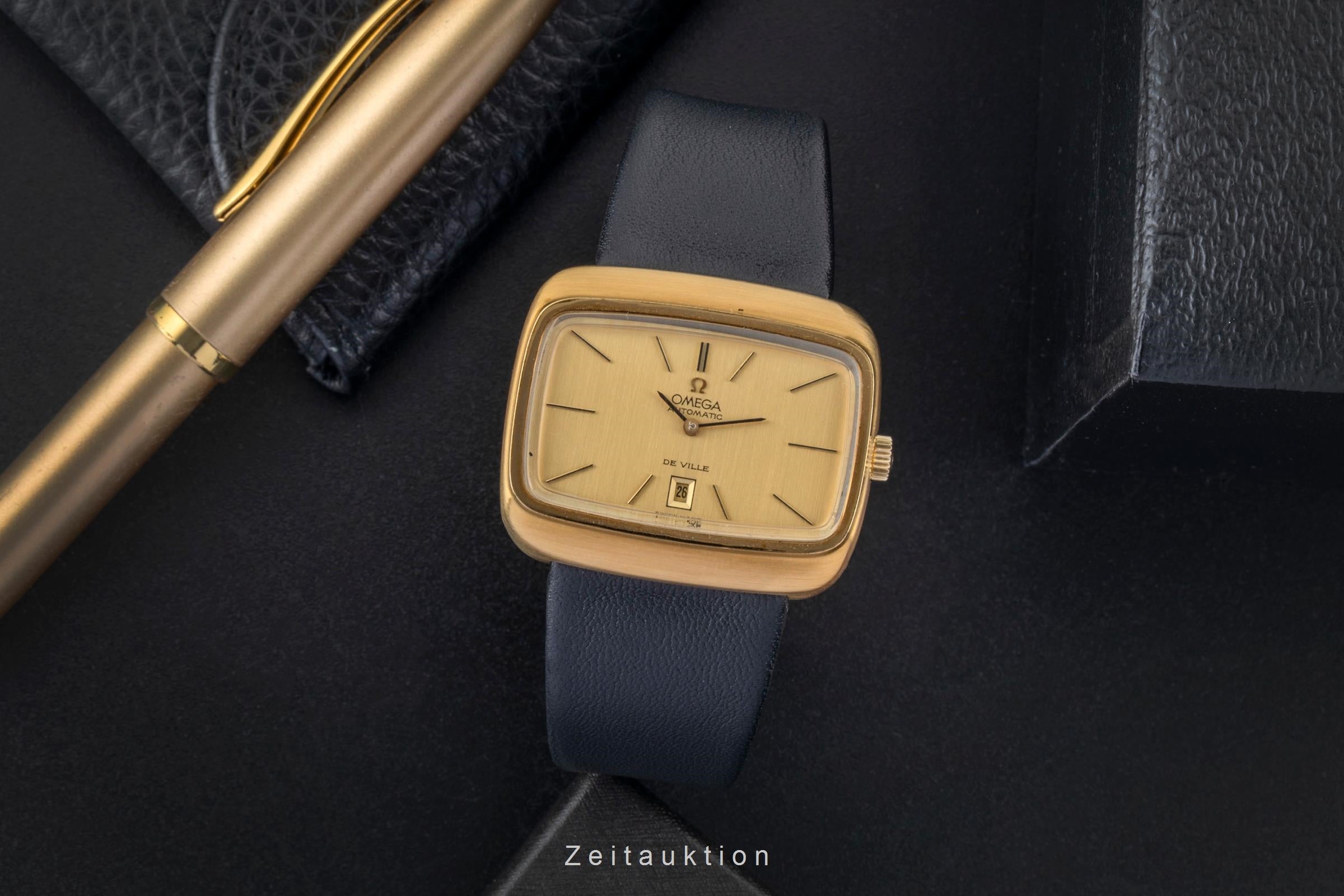 Omega De Ville Automatik vergoldet Herrenuhr Ref.156.0002 Vintage Klassiker [2507402]