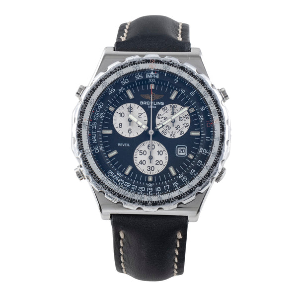 Breitling Jupiter Pilot Navitimer Edelstahl Quarz Herren Ref. 80975 Papiere 1998 [2507403]