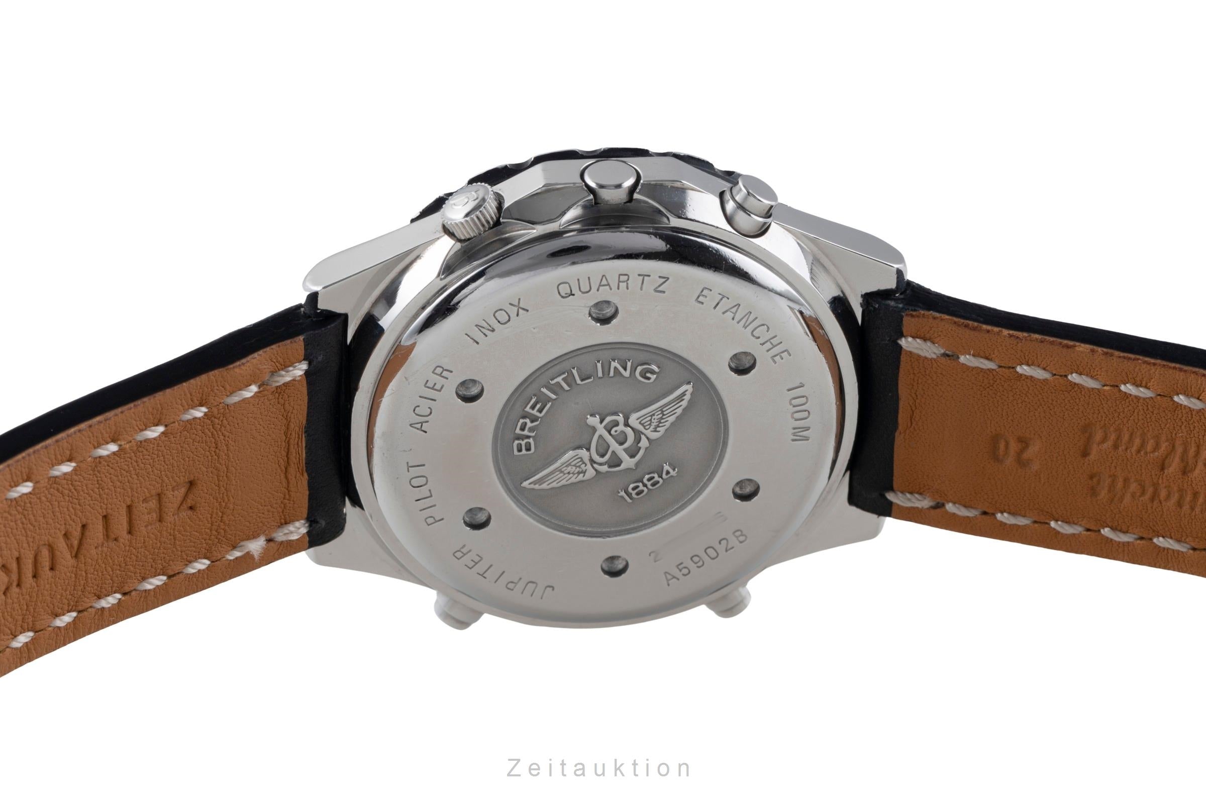 Breitling Jupiter Pilot Navitimer Edelstahl Quarz Herren Ref. 80975 Papiere 1998 [2507403]