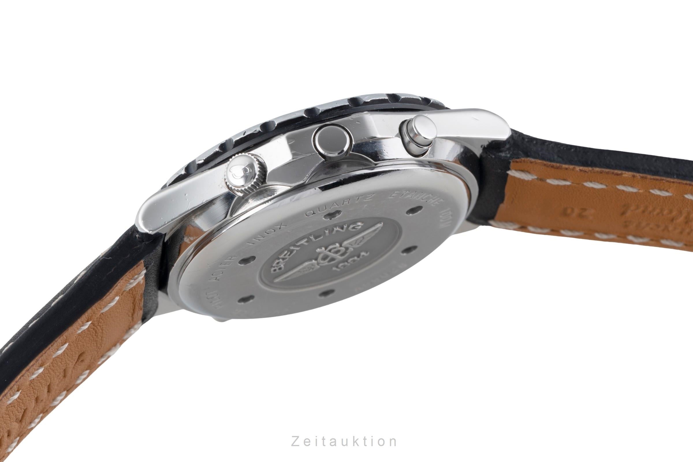 Breitling Jupiter Pilot Navitimer Edelstahl Quarz Herren Ref. 80975 Papiere 1998 [2507403]