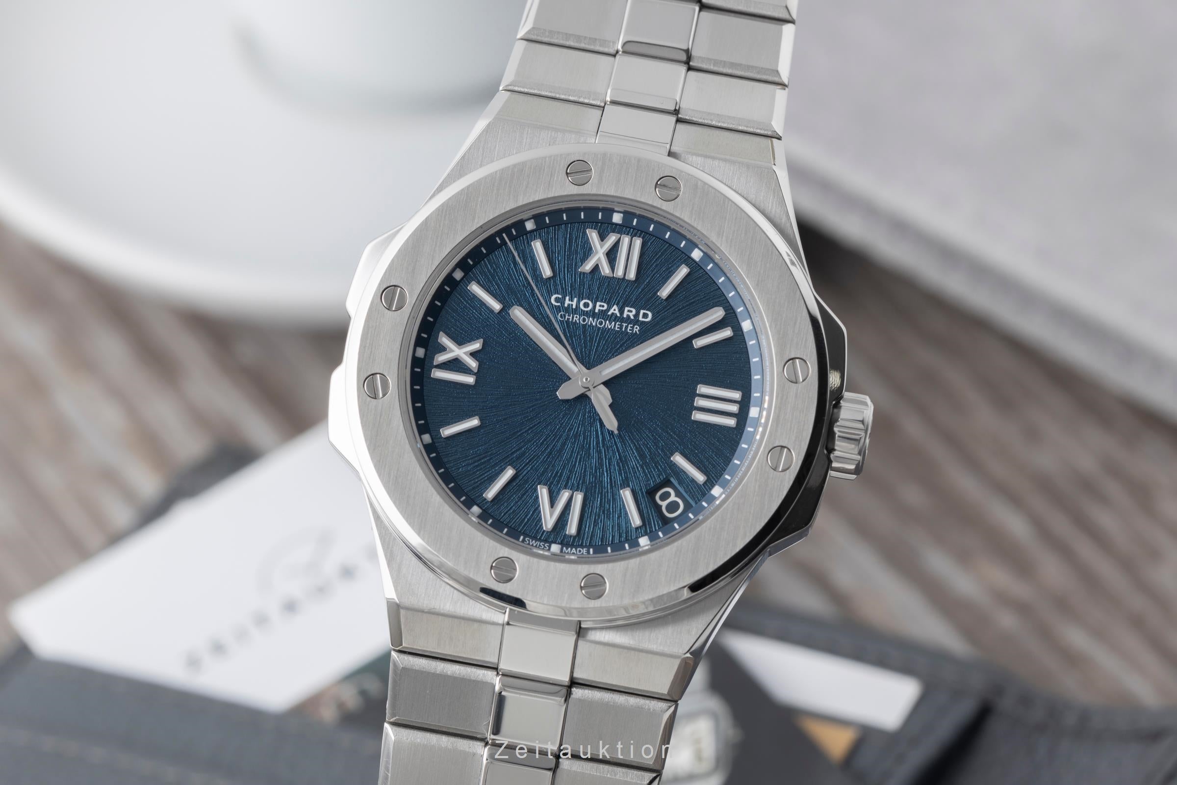 Chopard Alpine Eagle steel automatic men's watch 298600-3001 LP: 16100EUR  [2507404]