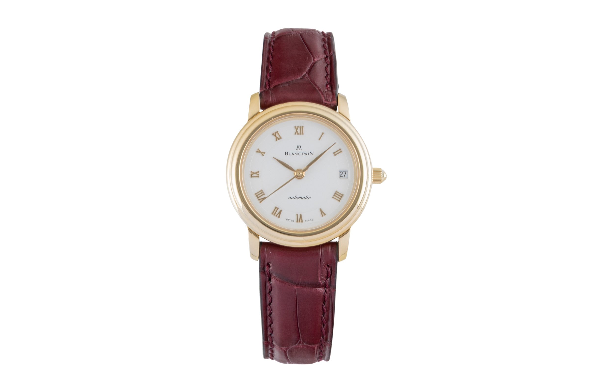 Blancpain Villeret Lady 18K Gold Automatik Damenuhr Ref. 0096-1418-58 Box  [2507405]