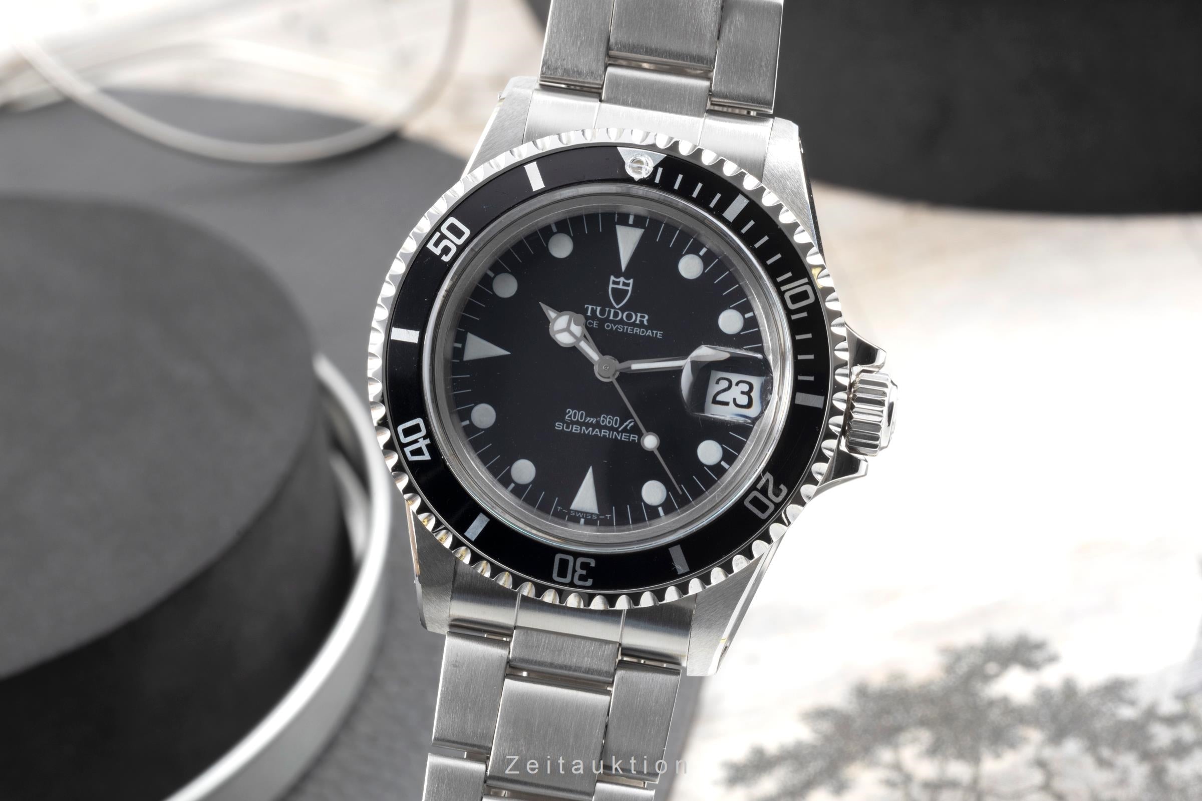 Tudor Submariner Stahl Automatik Herrenuhr Ref. 79090 Rolex Case Box [2507410]