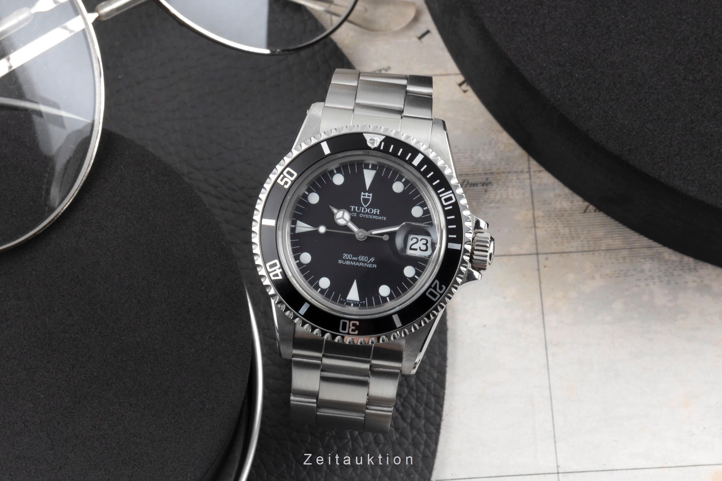 Tudor Submariner Stahl Automatik Herrenuhr Ref. 79090 Rolex Case Box [2507410]