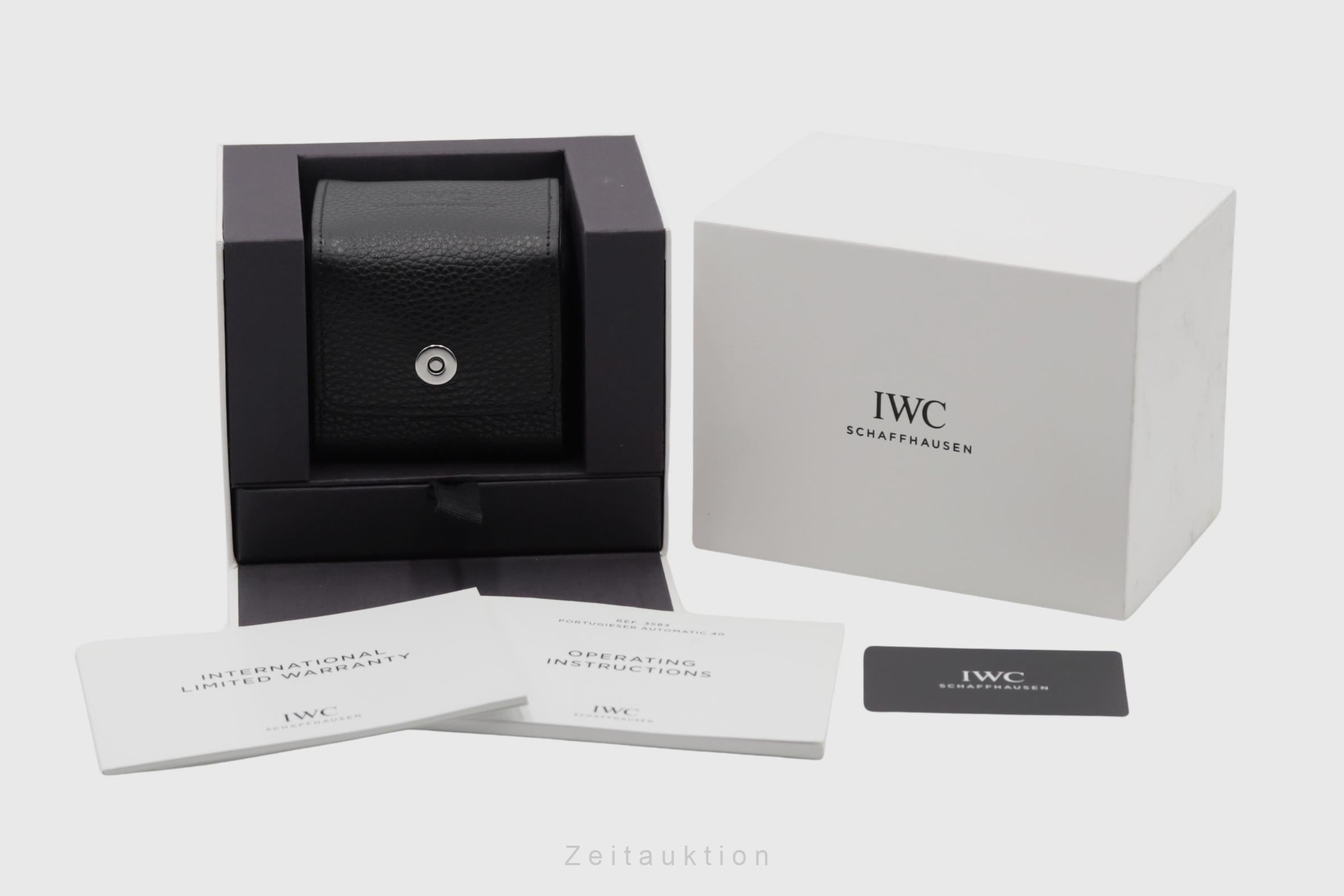 IWC Portugieser steel automatic men's watch IW358303 LP: 7700EUR  [2507415]