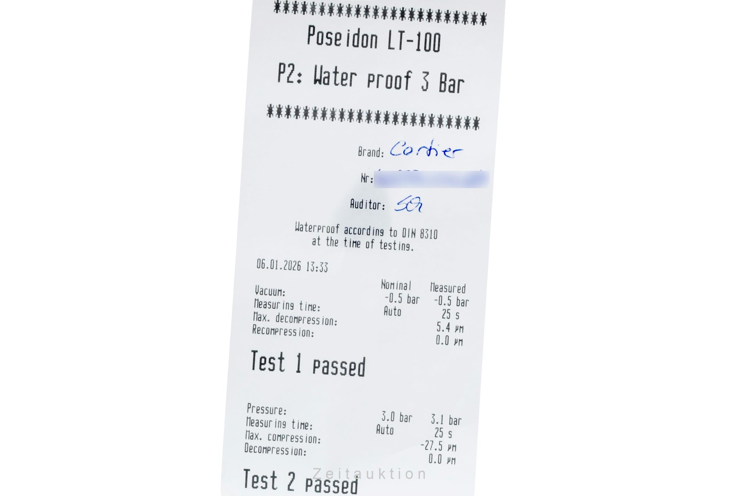 Cartier Tank Must Edelstahl Herrenuhr Ref. WSTA0041 Box & Papiere  [2507416]