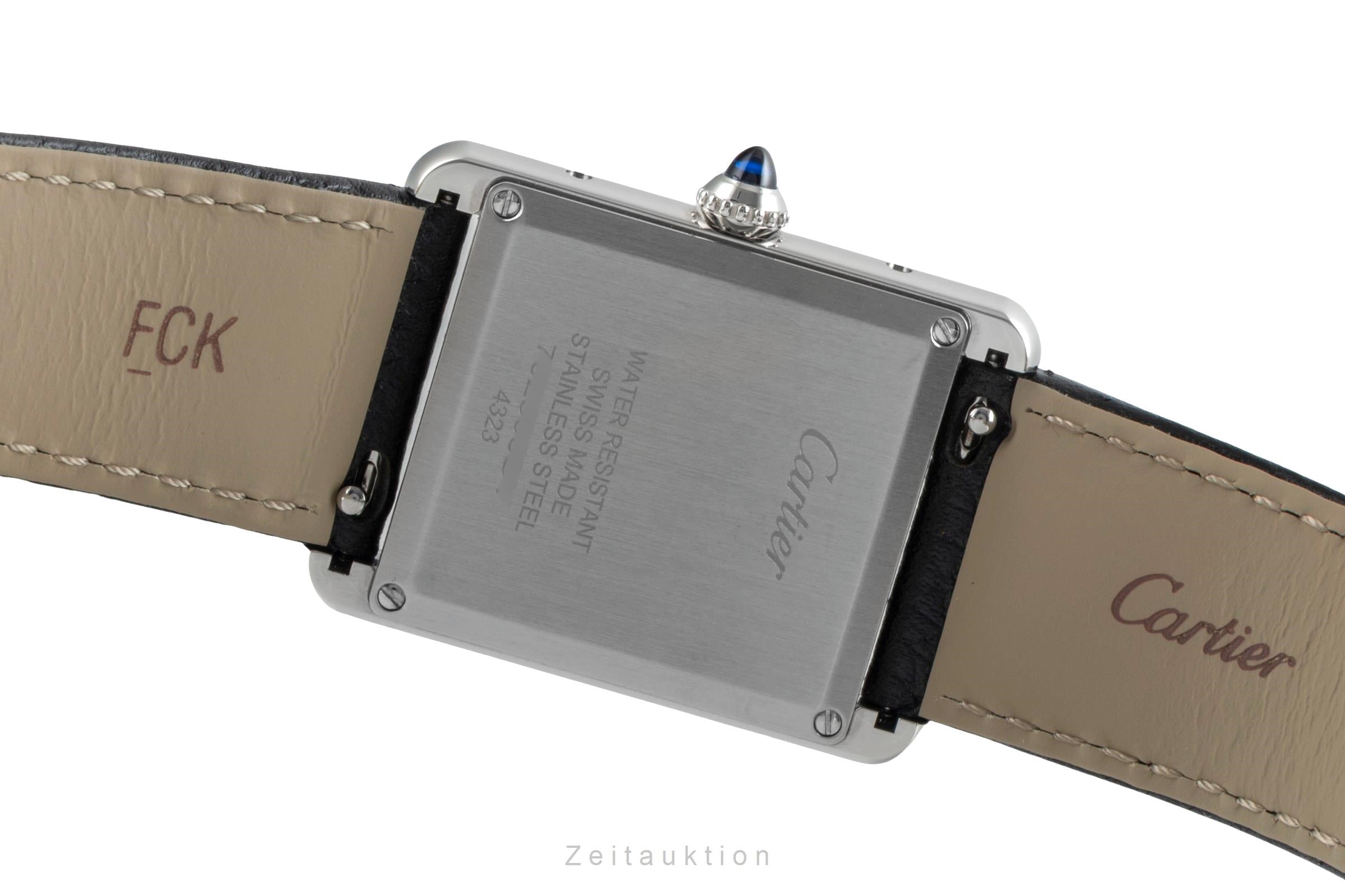 Cartier Tank Must Edelstahl Herrenuhr Ref. WSTA0041 Box & Papiere  [2507416]