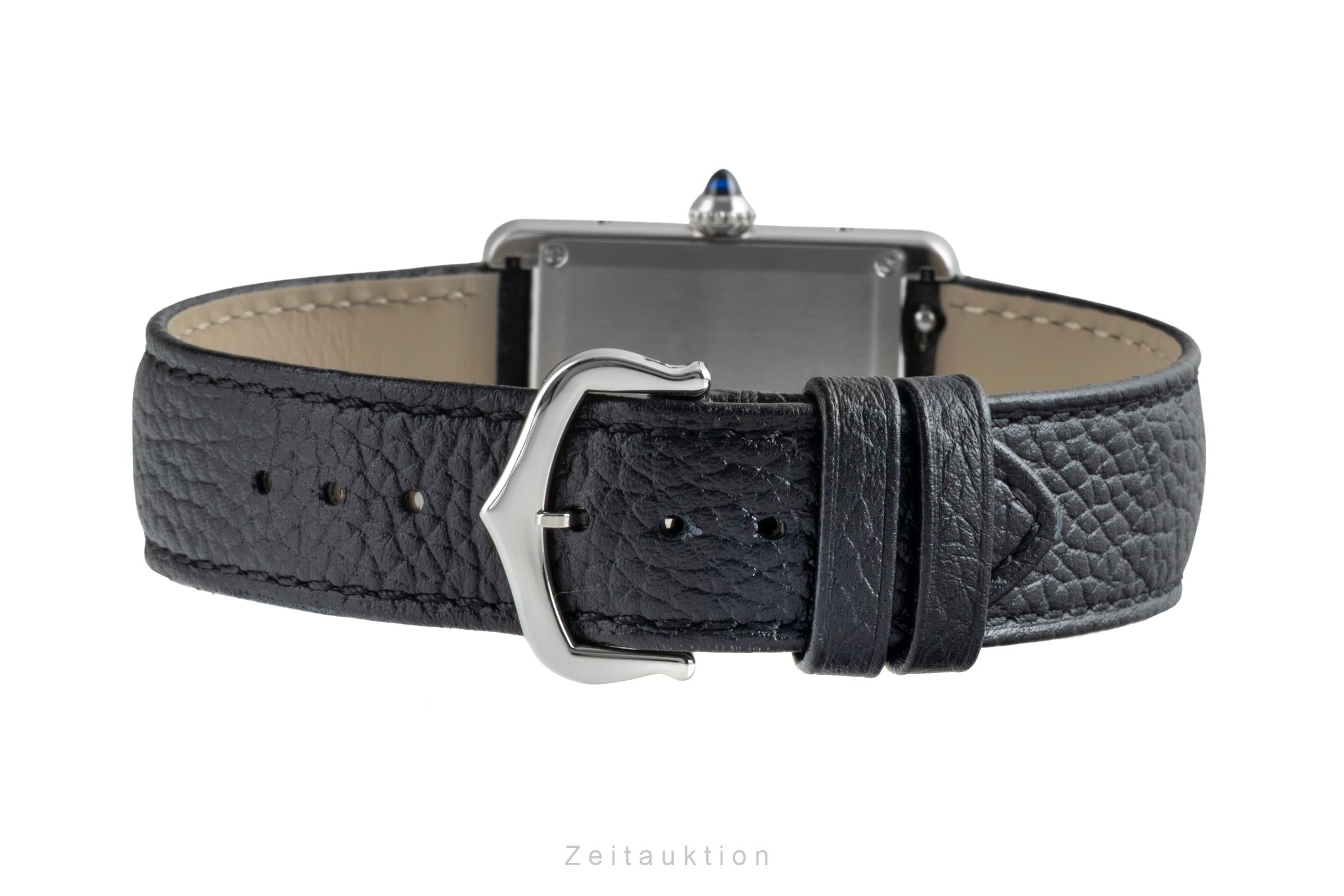 Cartier Tank Must Edelstahl Herrenuhr Ref. WSTA0041 Box & Papiere  [2507416]