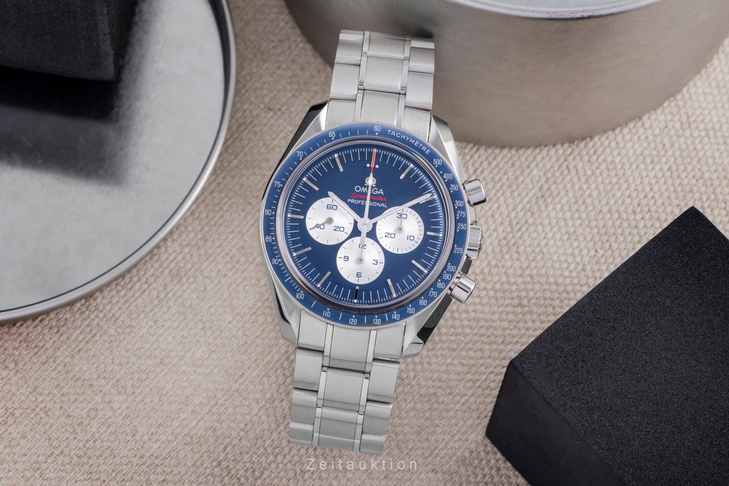 Omega Speedmaster Moonwatch Tokyo 2020 Blue Chronograph Ref. 522.30.42.30.03.001 [2507420]