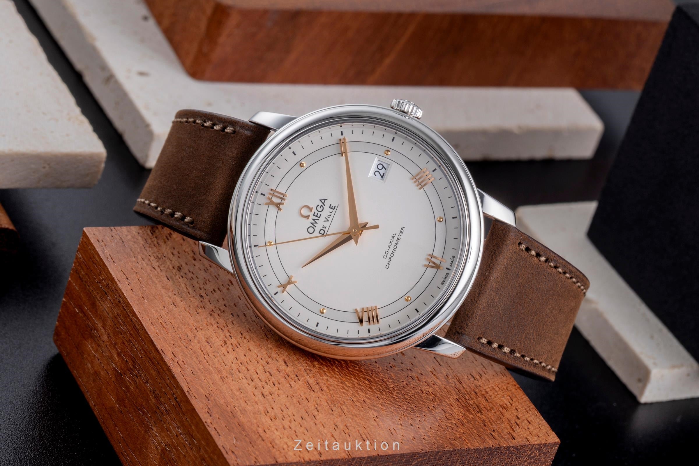 Omega De Ville Prestige Co-Axial Automatik Ref. 424.13.40.20.02.002 B&P 2016 [2507435]