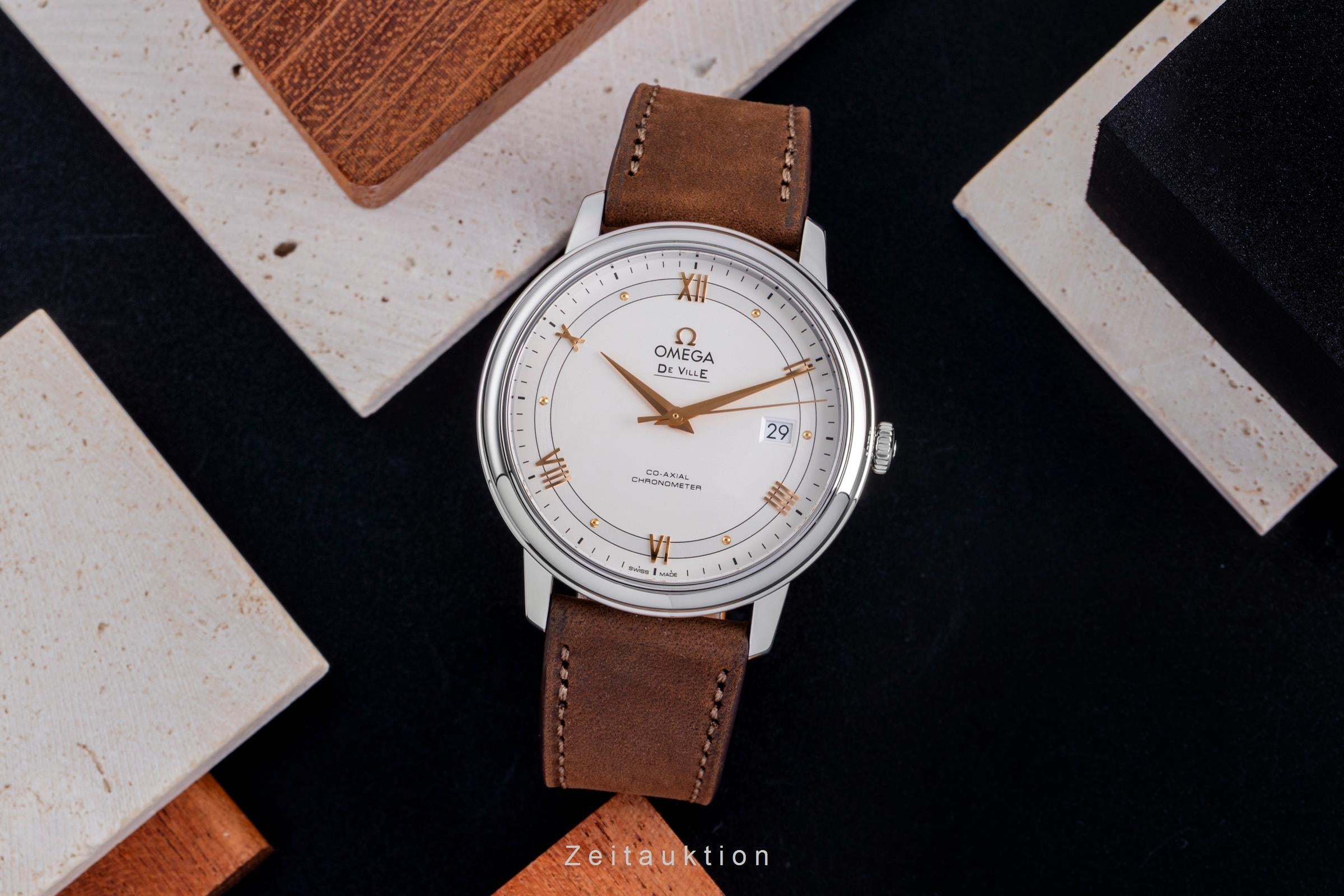 Omega De Ville Prestige Co-Axial Automatik Ref. 424.13.40.20.02.002 B&P 2016 [2507435]