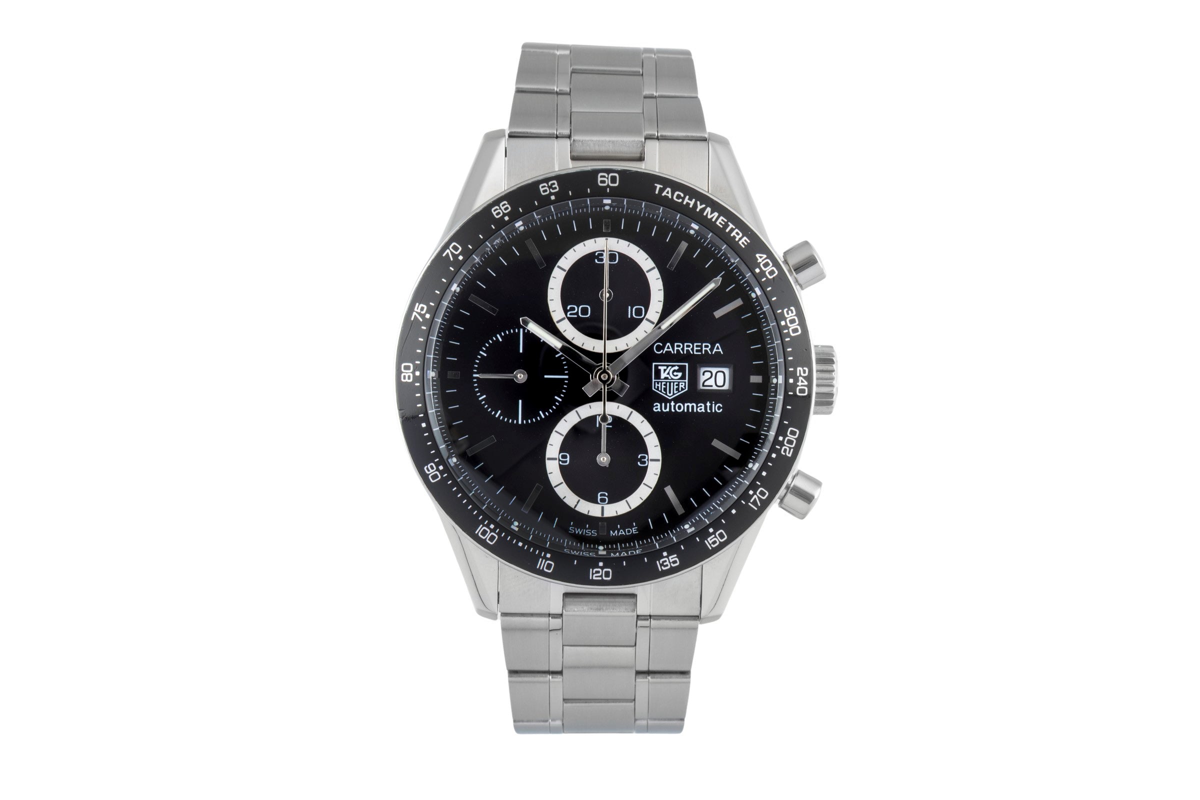 Tag Heuer Carrera chronograph steel automatic men's watch CV2010.BA0788 LP: 7500EUR  [2507437]
