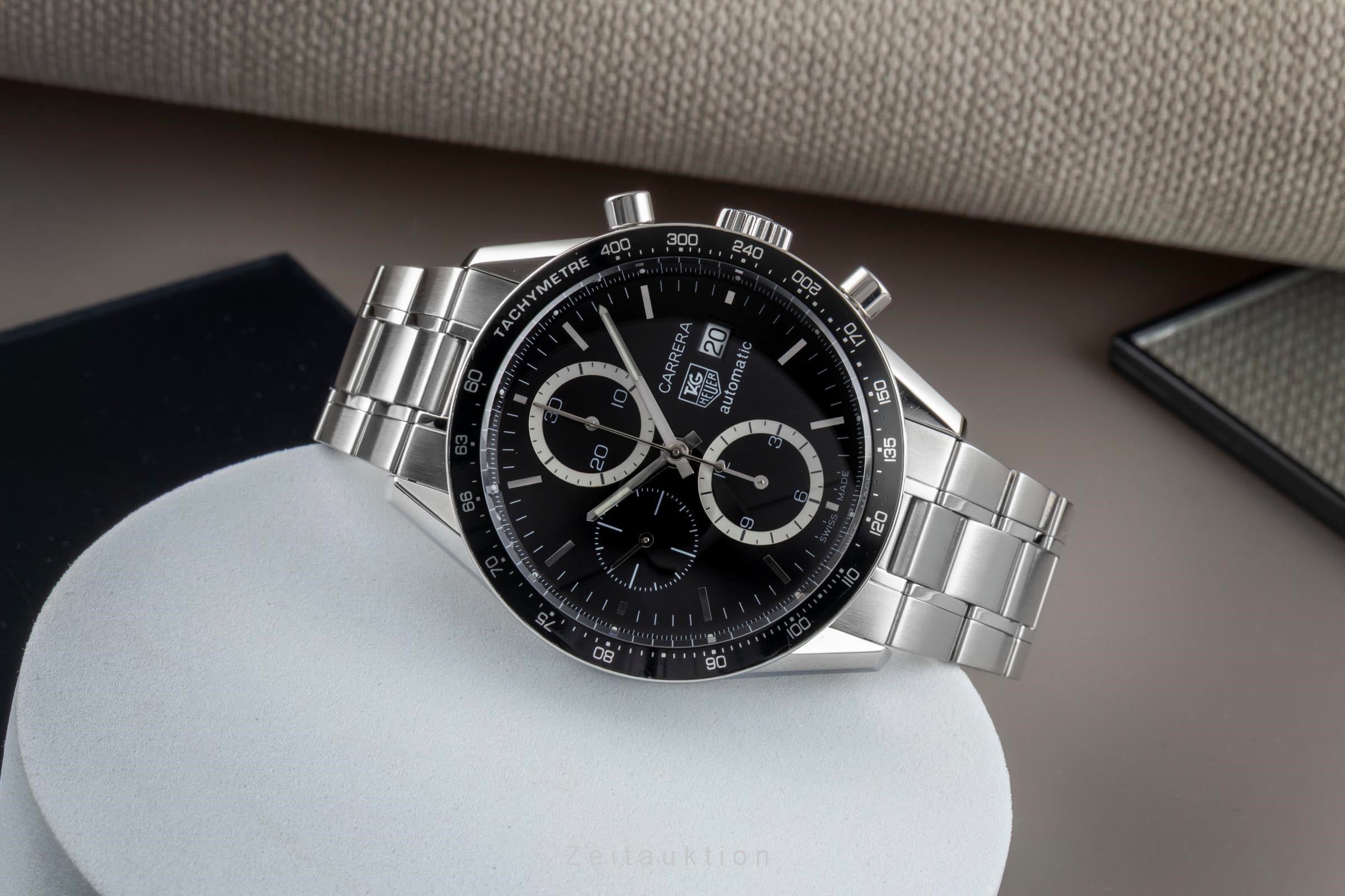 Tag Heuer Carrera chronograph steel automatic men's watch CV2010.BA0788 LP: 7500EUR  [2507437]