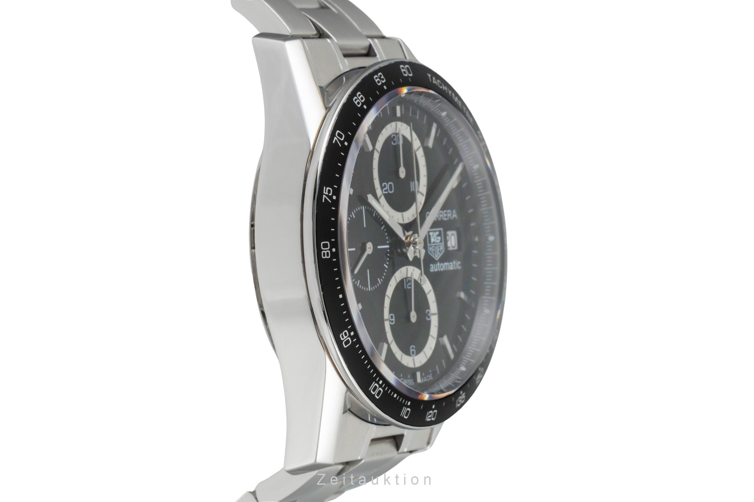 Tag Heuer Carrera chronograph steel automatic men's watch CV2010.BA0788 LP: 7500EUR  [2507437]
