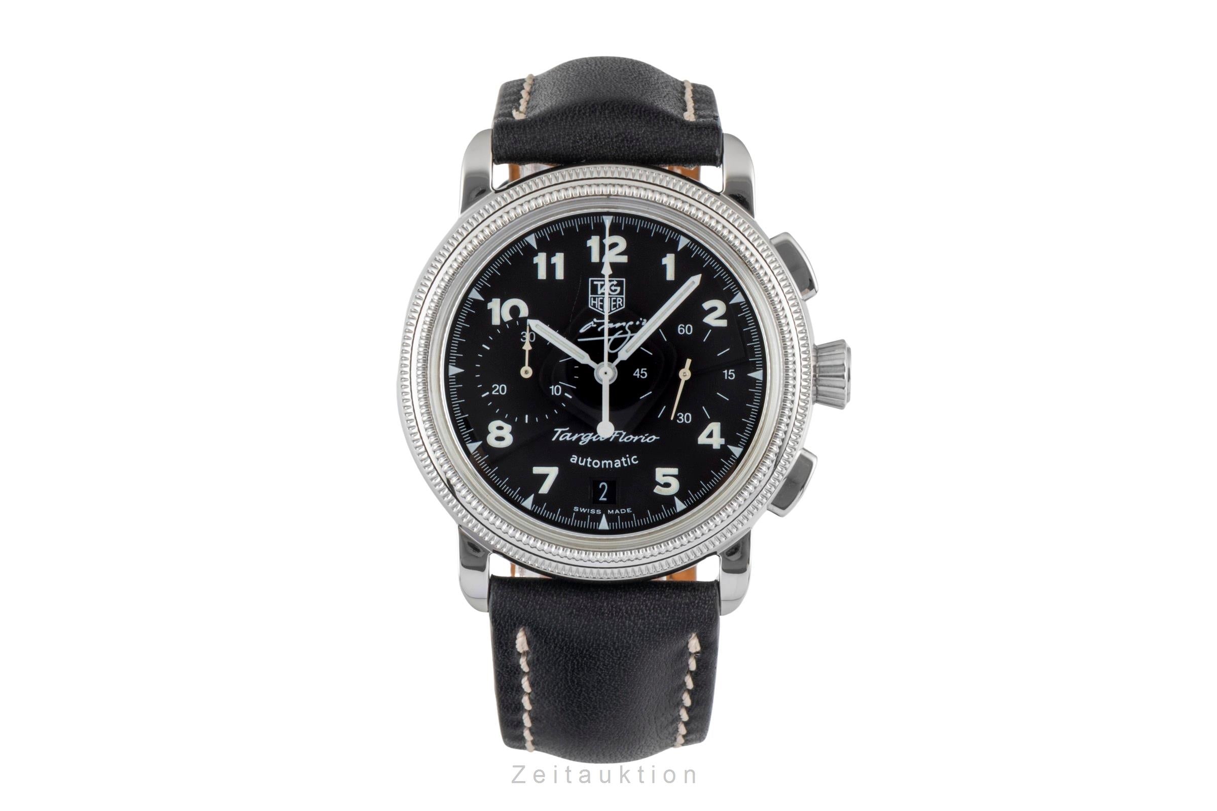 Tag Heuer Targa Florio chronographe acier automatique montre pour hommes CX2113.FC6177 Limited  [2507439]