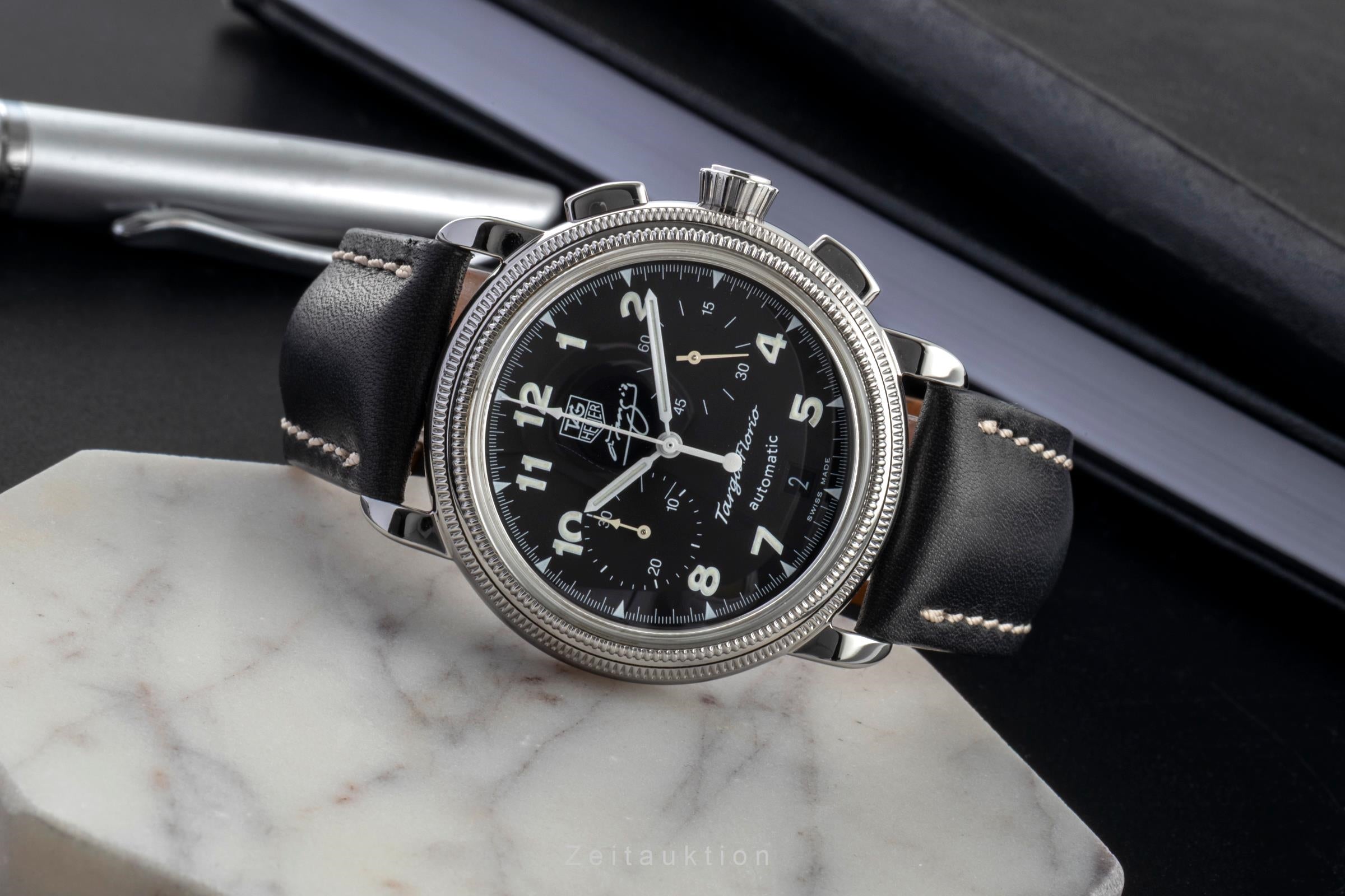 Tag Heuer Targa Florio chronographe acier automatique montre pour hommes CX2113.FC6177 Limited  [2507439]