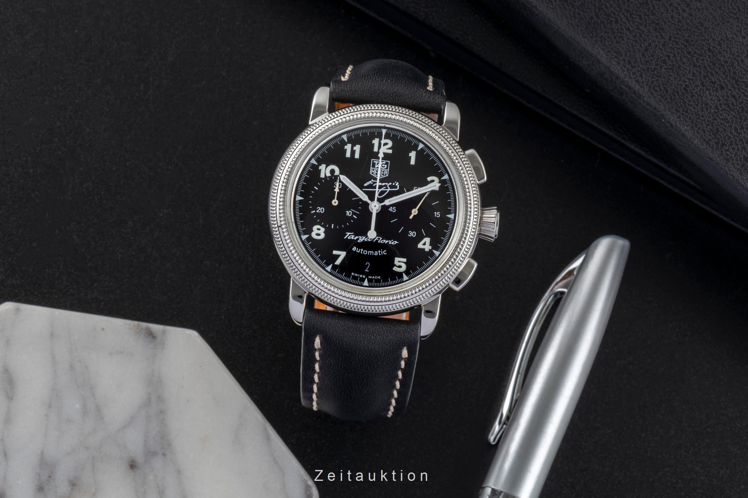 Tag Heuer Targa Florio chronographe acier automatique montre pour hommes CX2113.FC6177 Limited  [2507439]