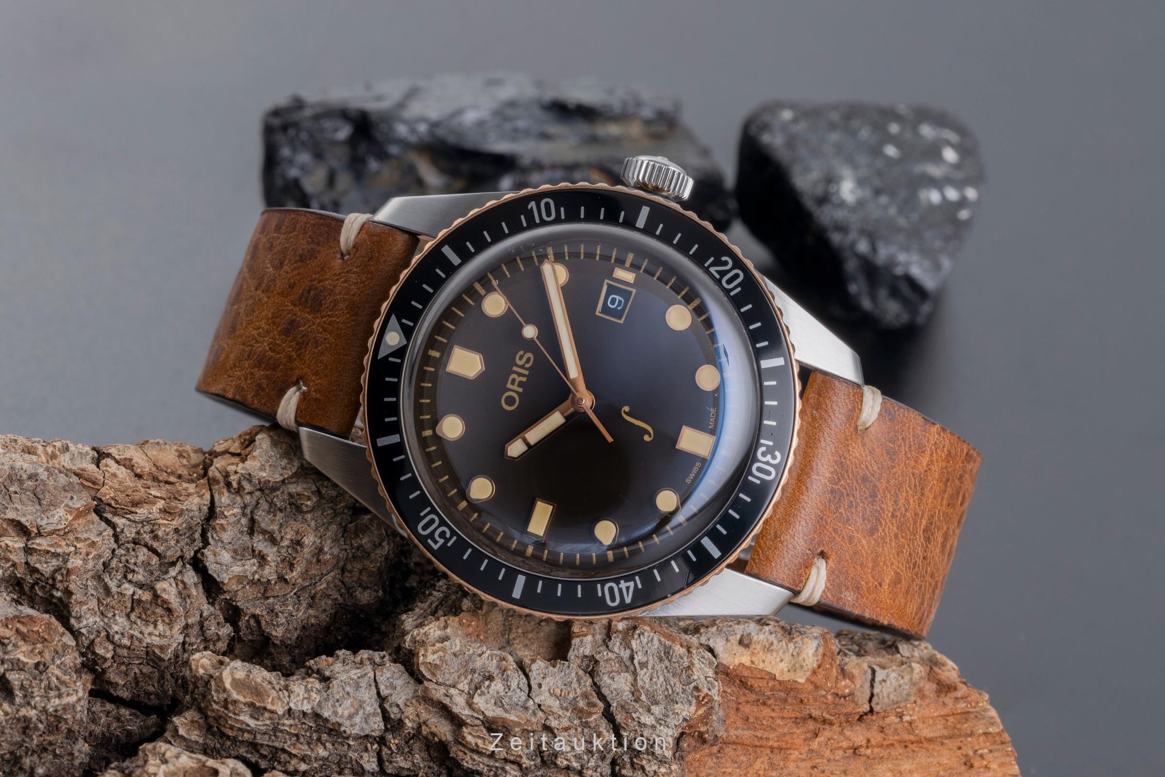 Oris Divers Sixty-Five Stahl / Bronze Automatik Ref. 01 733 7720 4388-Set LS B&P [2507443]