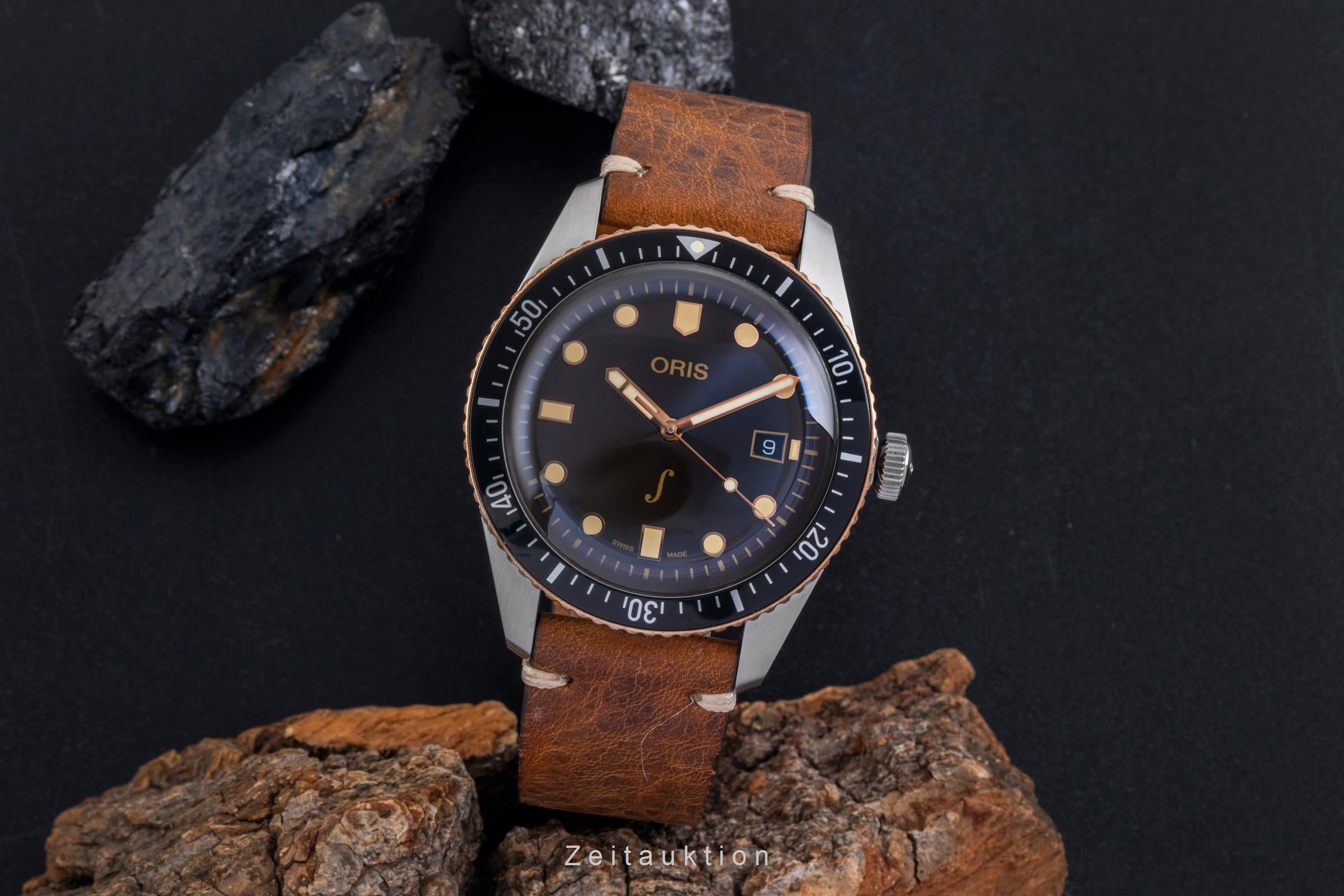 Oris Divers Sixty-Five Stahl / Bronze Automatik Ref. 01 733 7720 4388-Set LS B&P [2507443]