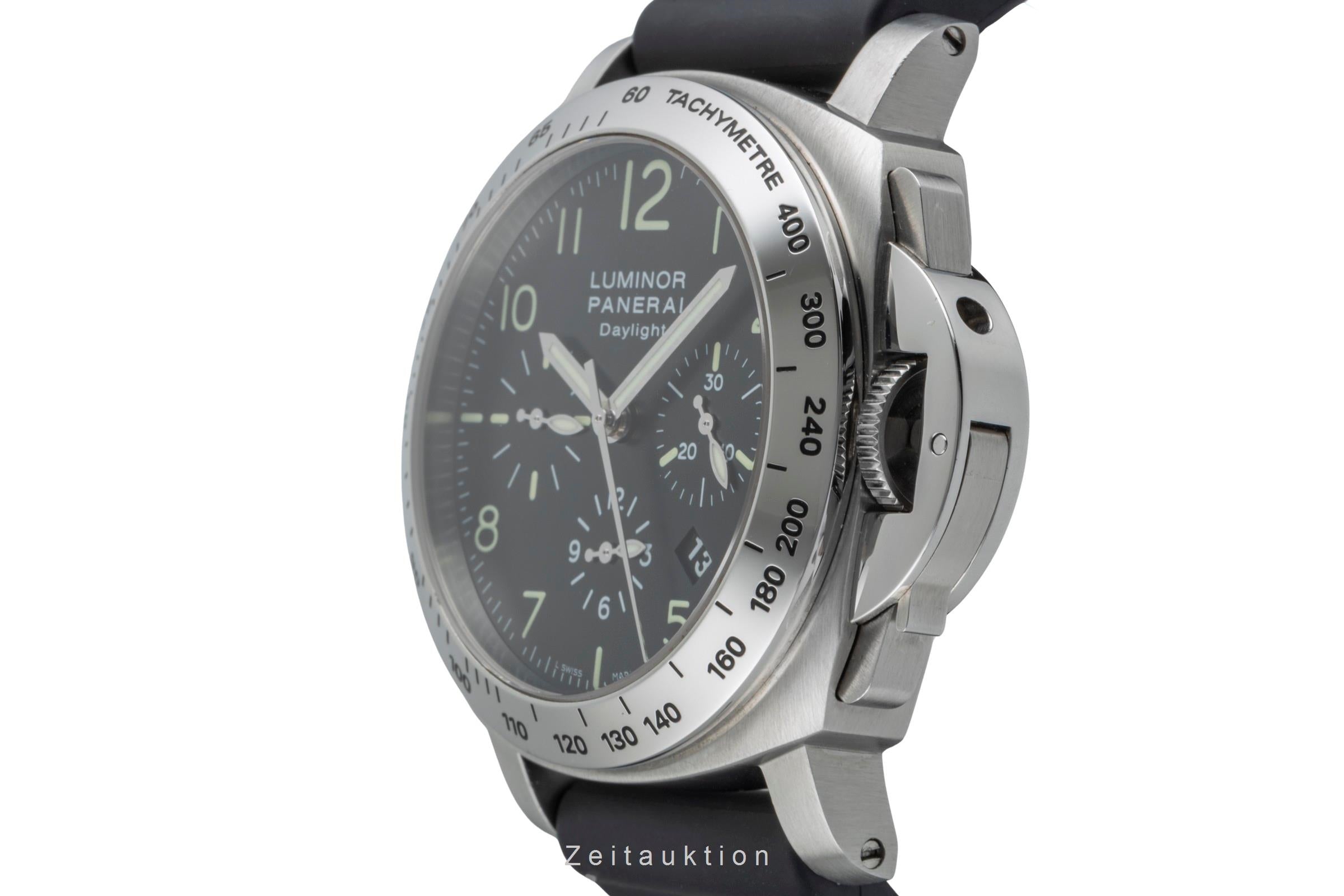 Panerai Luminor Chrono Daylight chronographe acier automatique montre pour hommes PAM00196  [2507444]