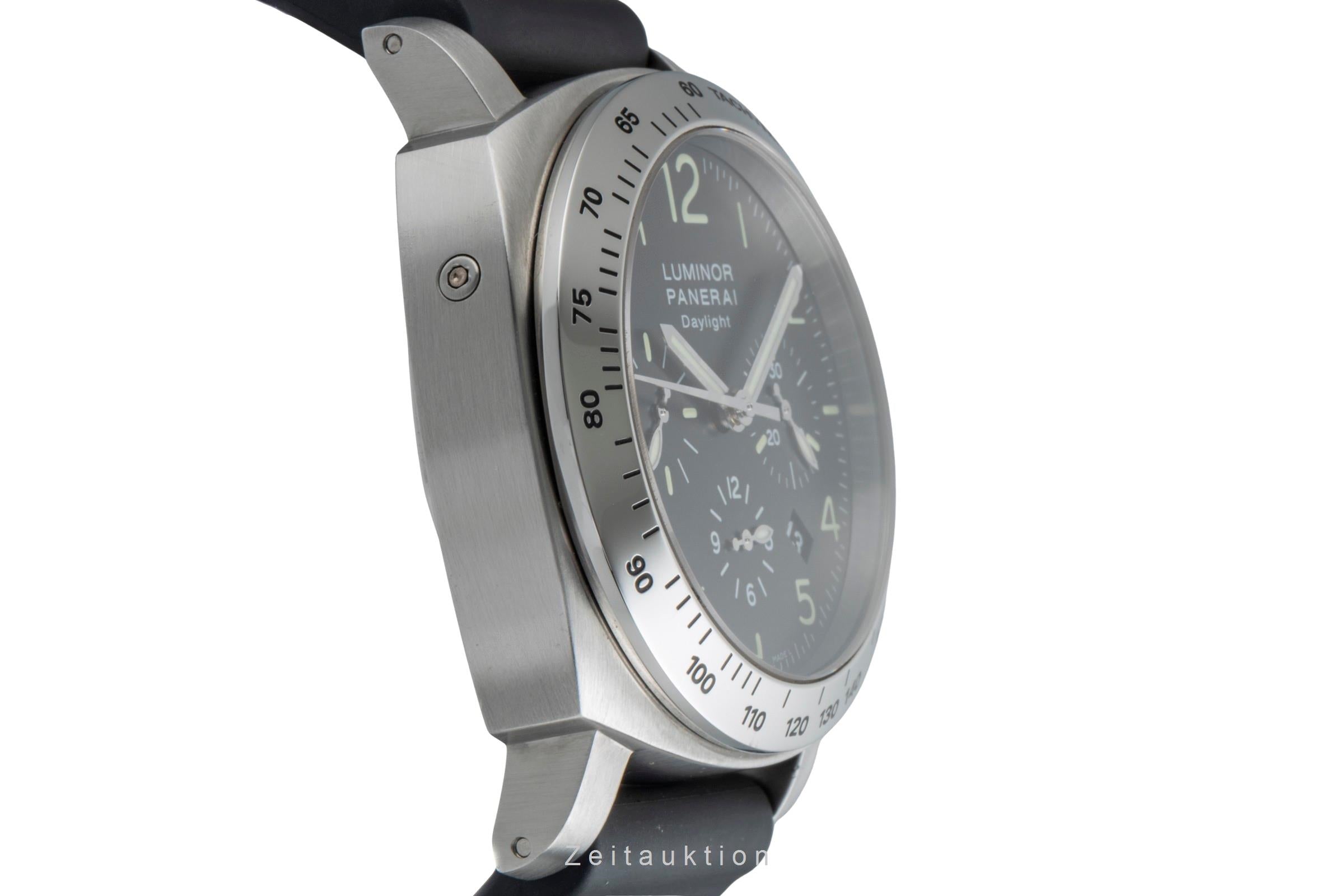 Panerai Luminor Chrono Daylight chronographe acier automatique montre pour hommes PAM00196  [2507444]