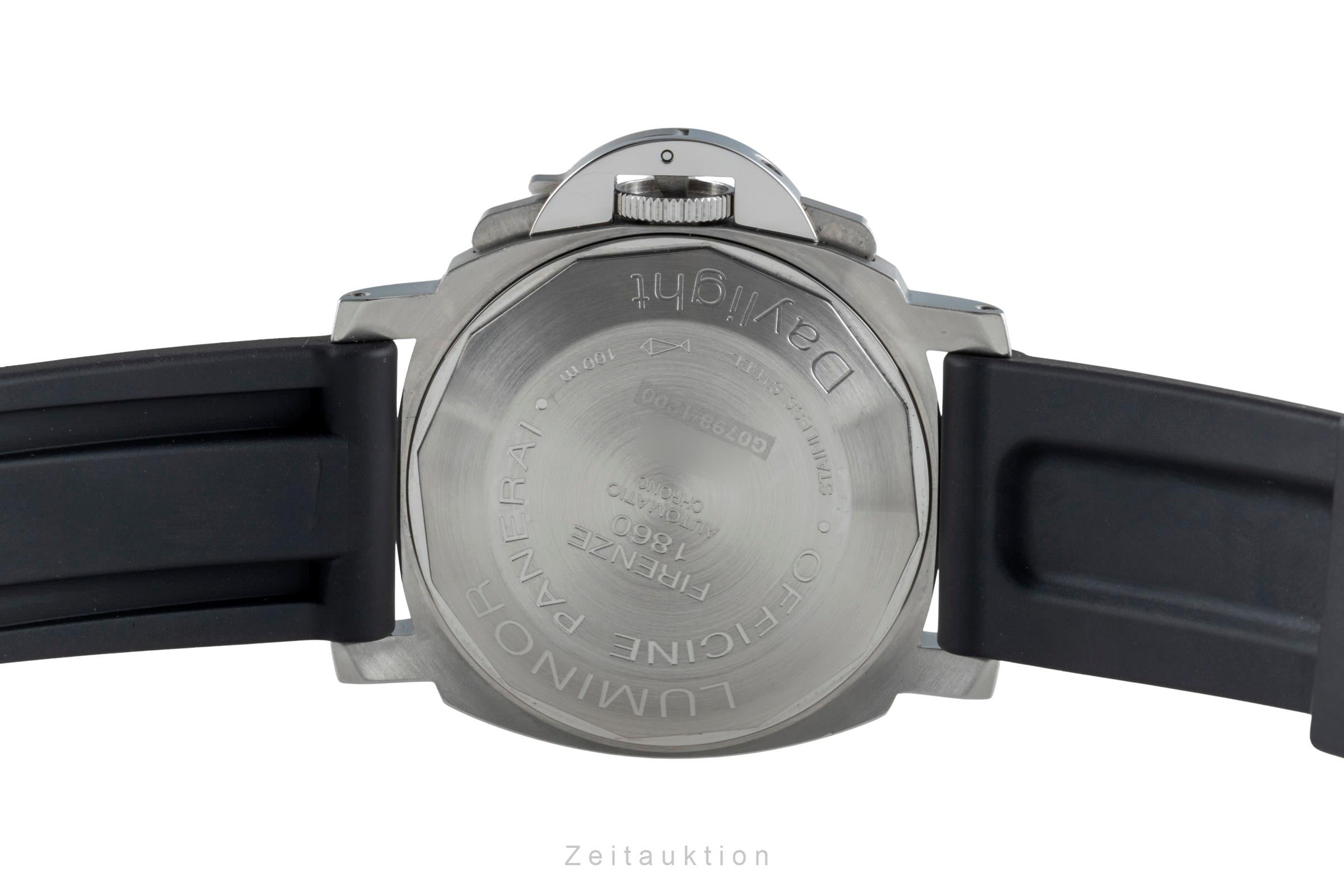 Panerai Luminor Chrono Daylight chronographe acier automatique montre pour hommes PAM00196  [2507444]