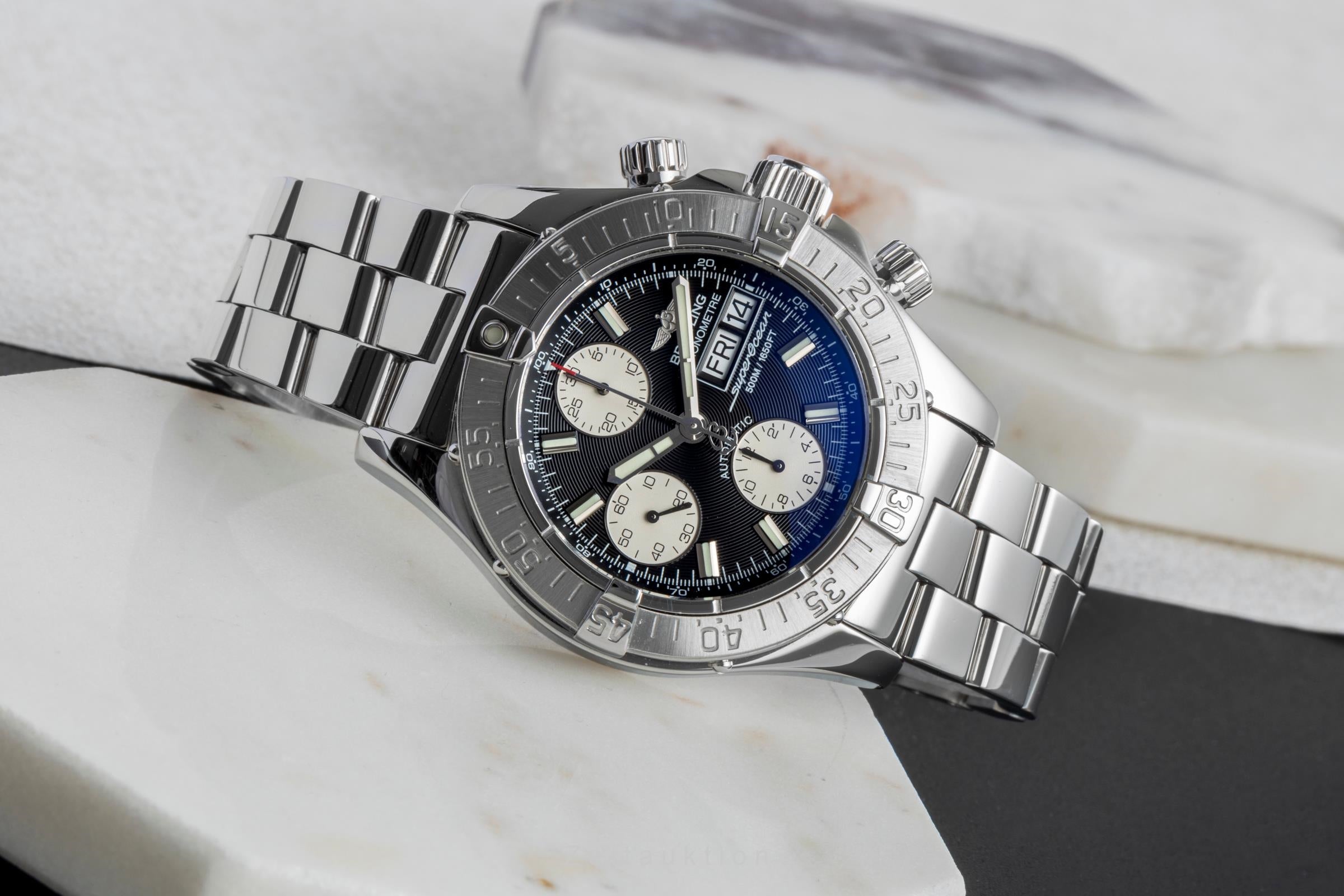 Breitling Superocean Chronograph steel automatic Kal. B13 Ref