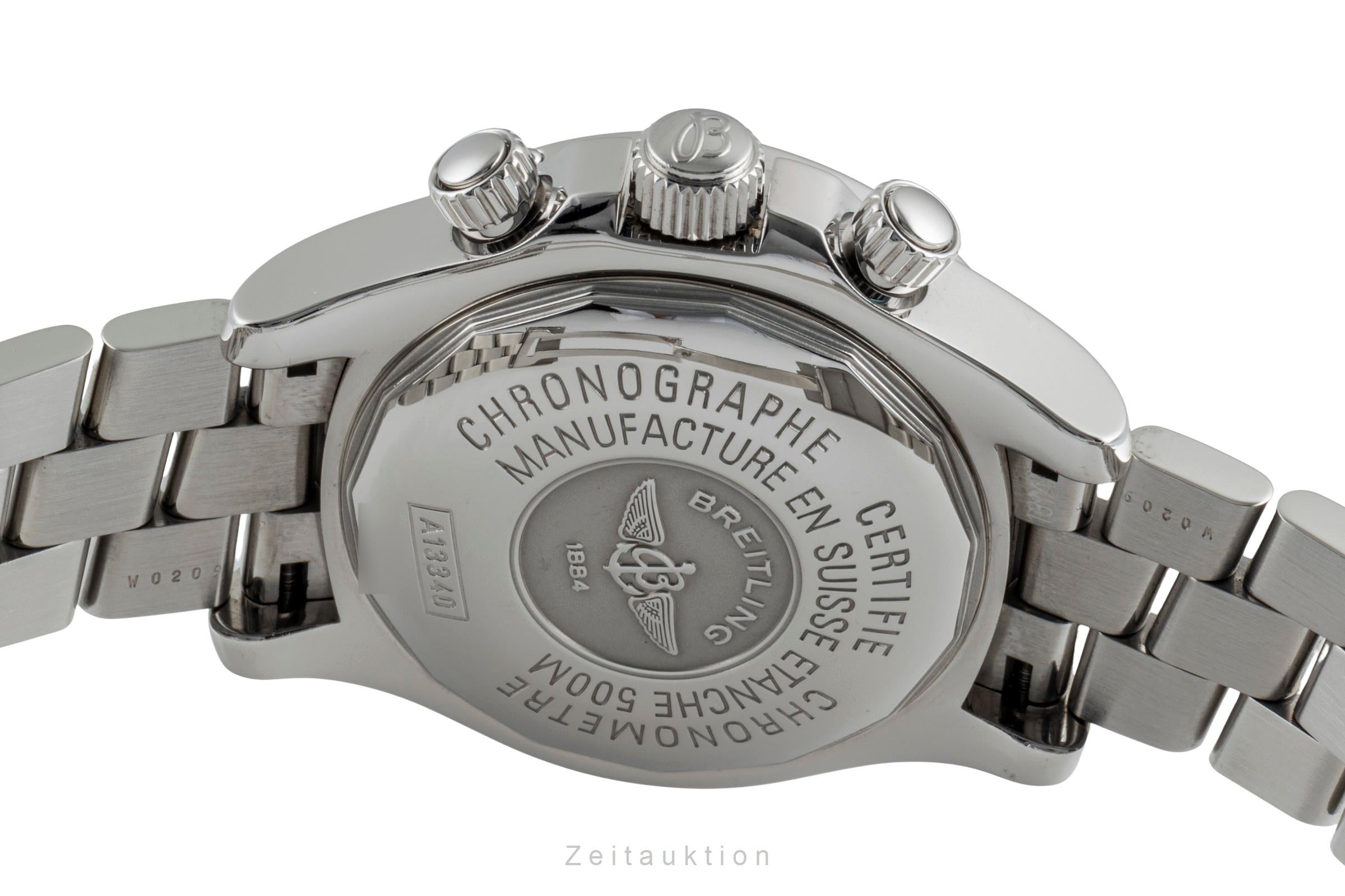 Breitling Superocean Chronograph Stahl Automatik Herrenuhr Ref. A13340 B&P 2006 [2507446]