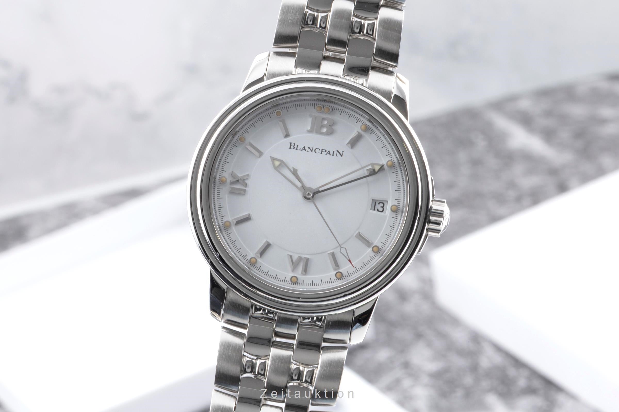 Blancpain Leman steel automatic men's watch 2100-1127-11  [2507448]