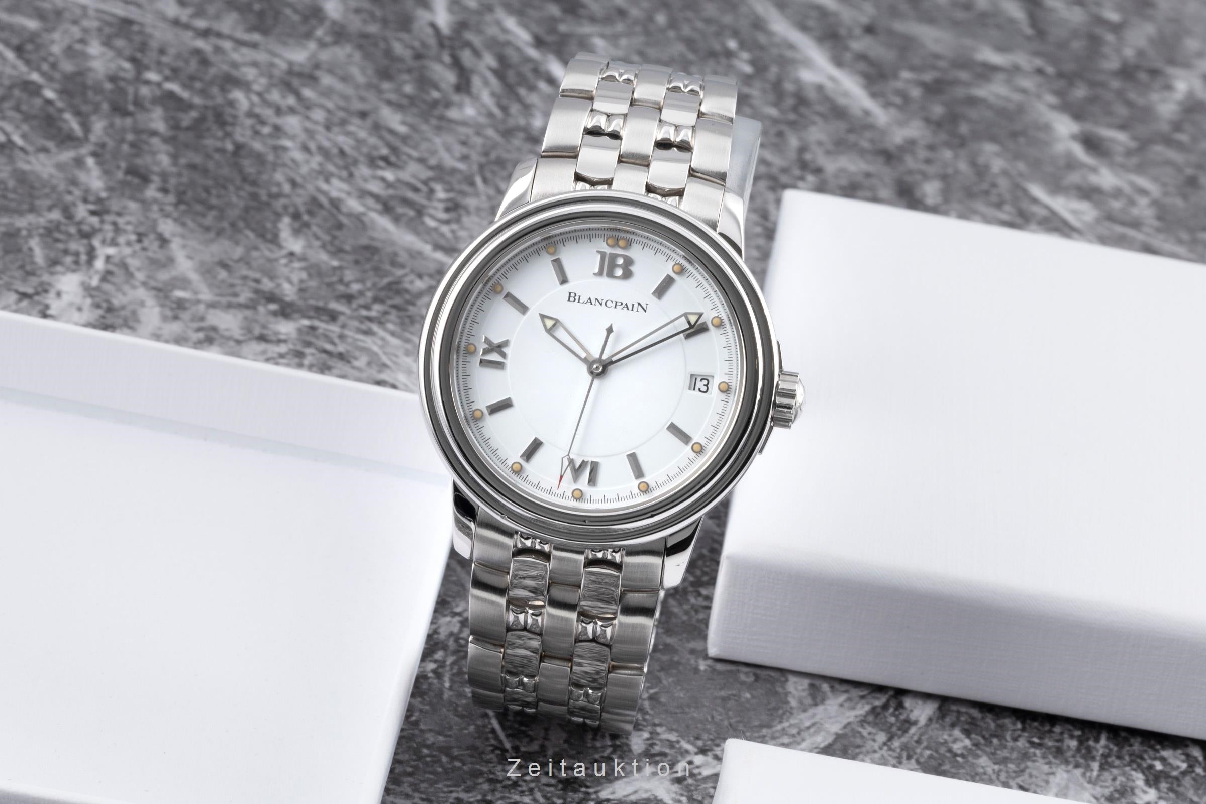 Blancpain Leman acero automático reloj para caballeros 2100-1127-11  [2507448]
