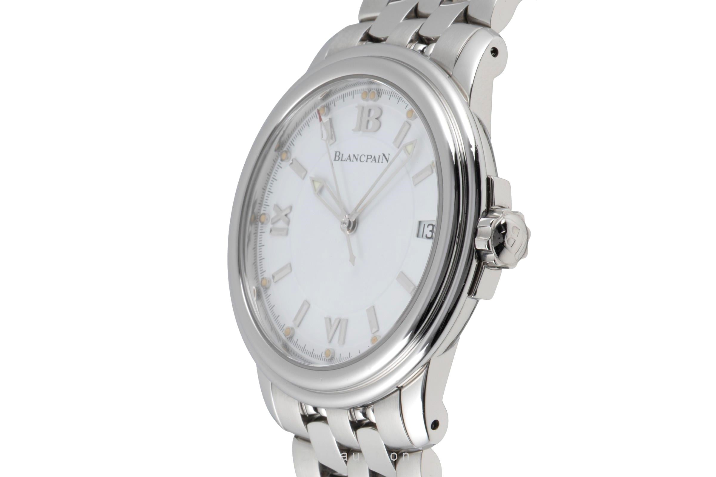 Blancpain Leman acero automático reloj para caballeros 2100-1127-11  [2507448]